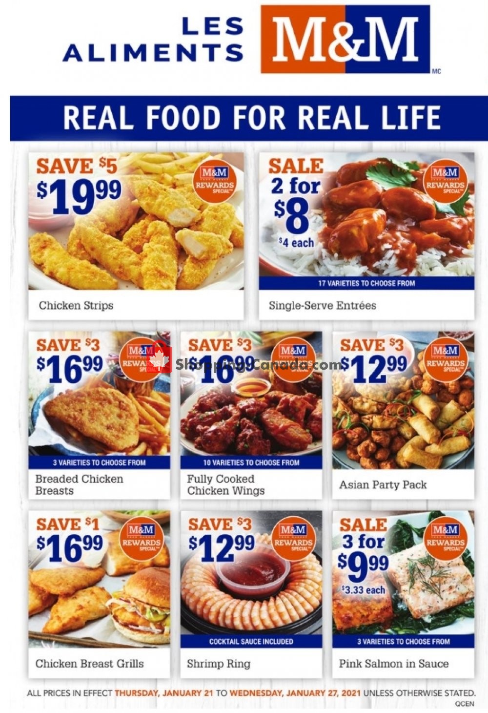 M&M Food Market flyer from Thursday January 21, 2021 to Wednesday January 27, 2021 - page 1