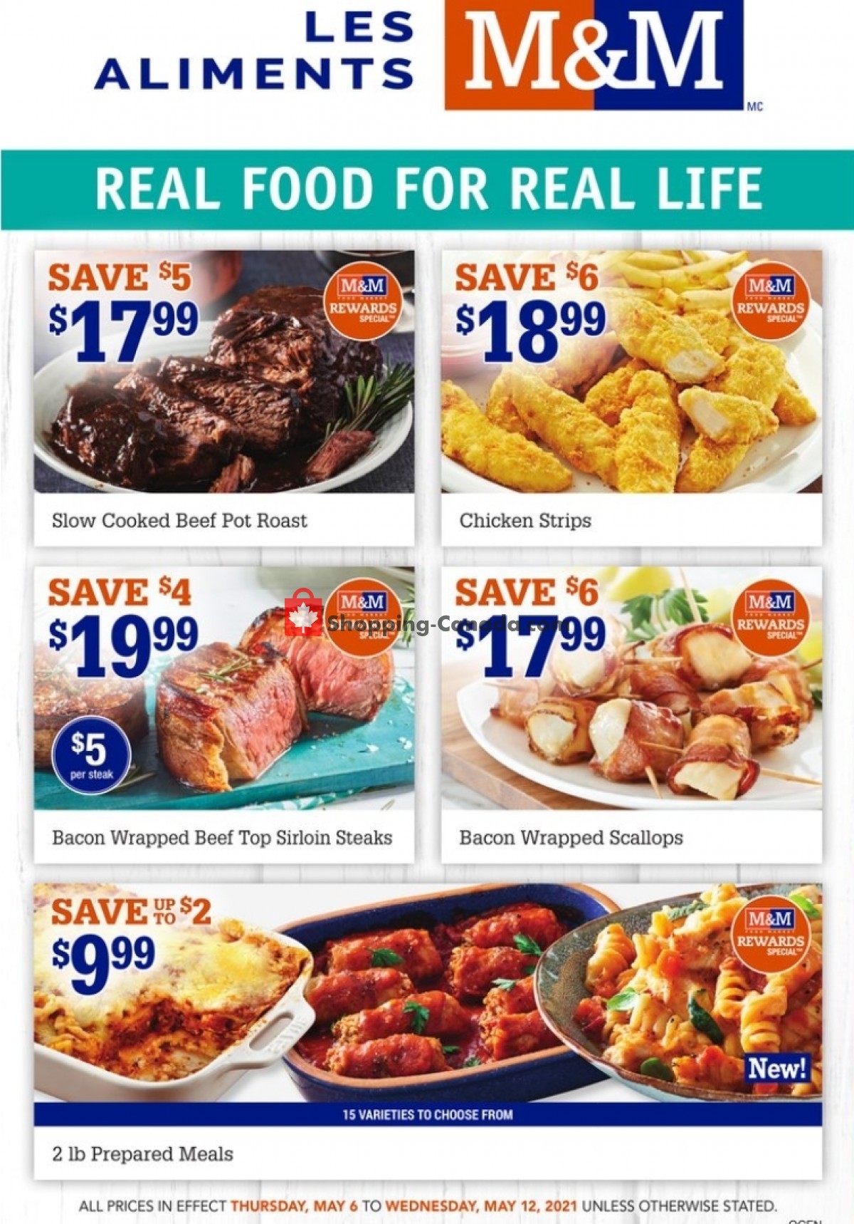 M&M Food Market flyer from Thursday May 6, 2021 to Wednesday May 12, 2021 - page 1