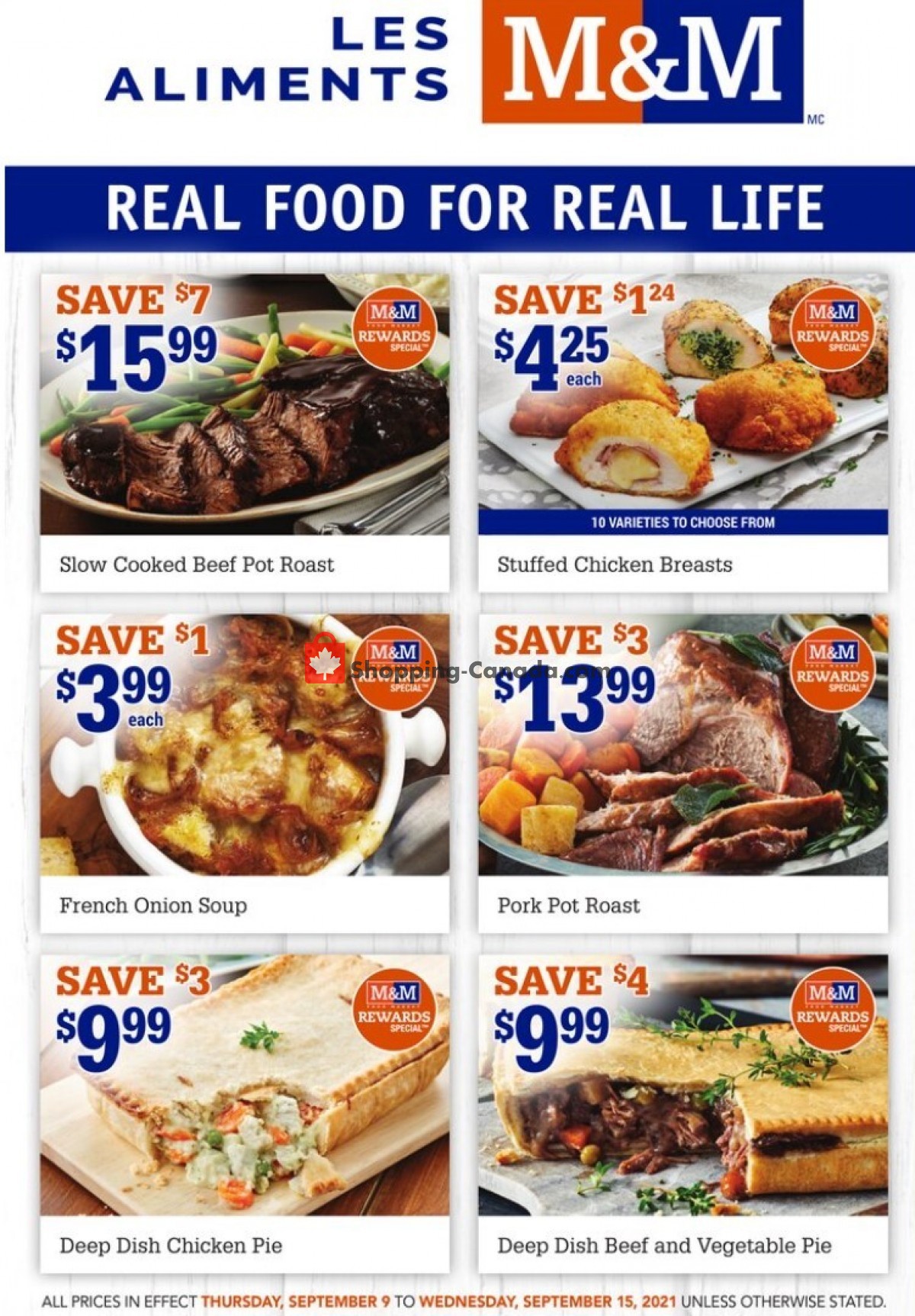 M&M Food Market flyer from Thursday September 9, 2021 to Wednesday September 15, 2021 - page 1