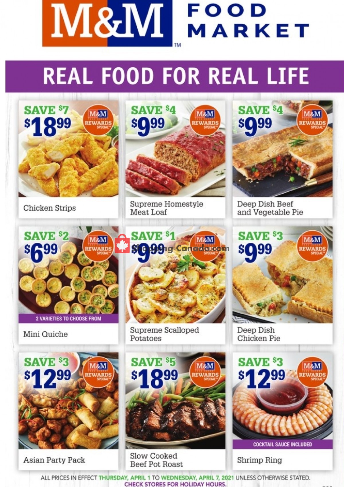 M&M Food Market flyer from Thursday April 1, 2021 to Wednesday April 7, 2021 - page 1