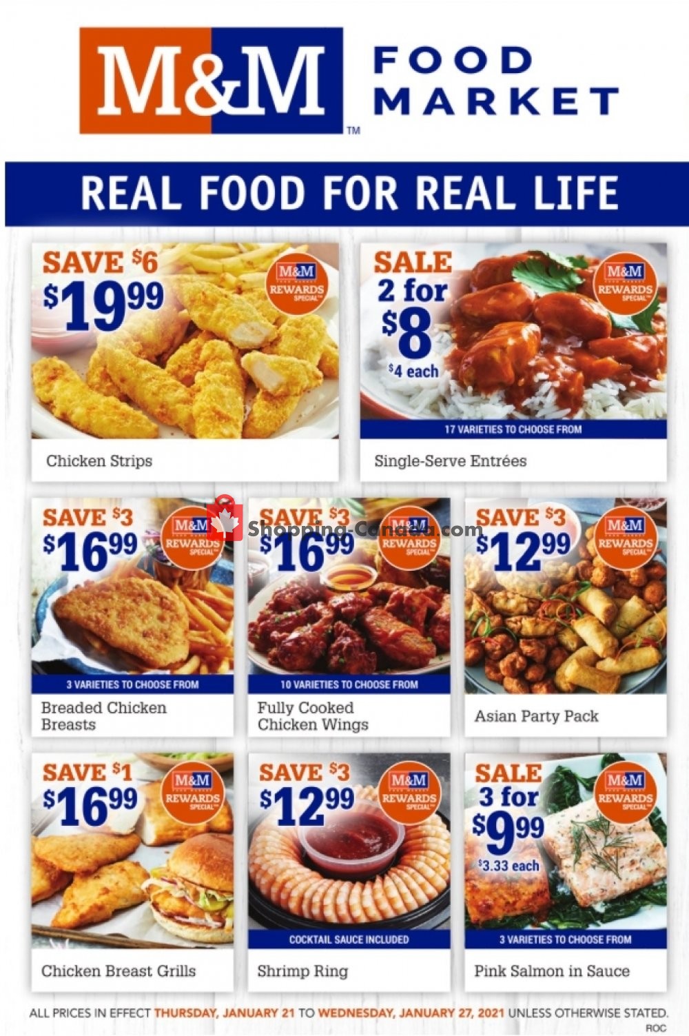 M&M Food Market flyer from Thursday January 21, 2021 to Wednesday January 27, 2021 - page 1