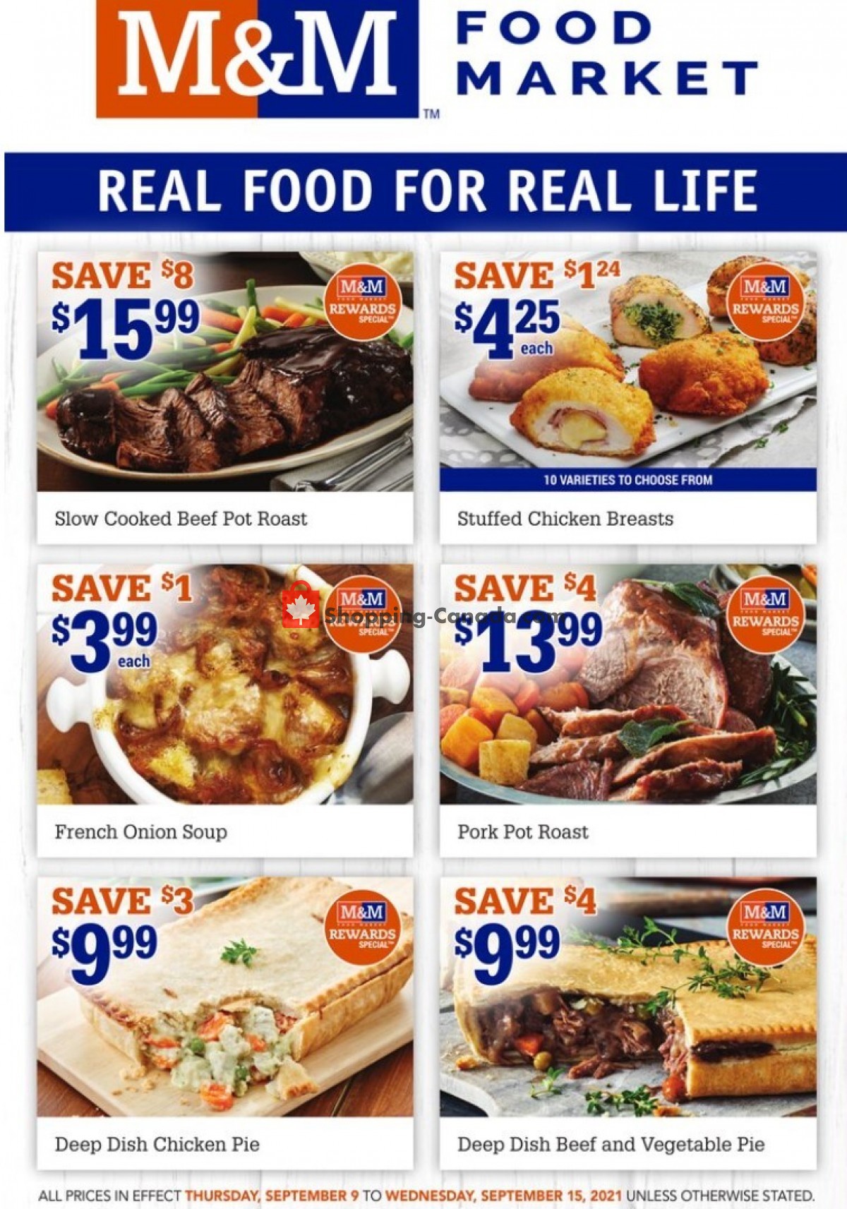 M&M Food Market flyer from Thursday September 9, 2021 to Wednesday September 15, 2021 - page 1