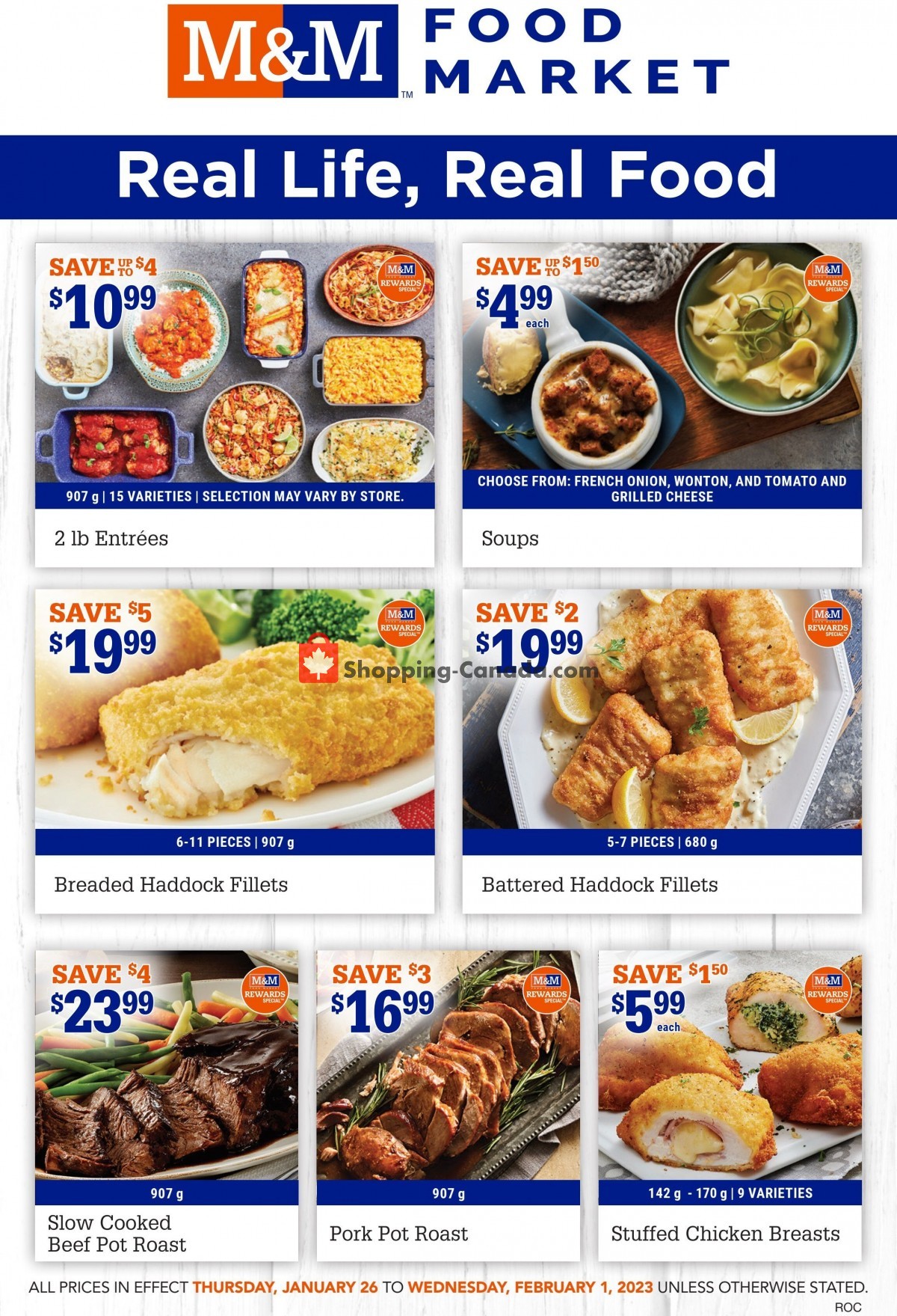 M&M Food Market flyer from Thursday January 26, 2023 to Wednesday February 1, 2023 - page 1