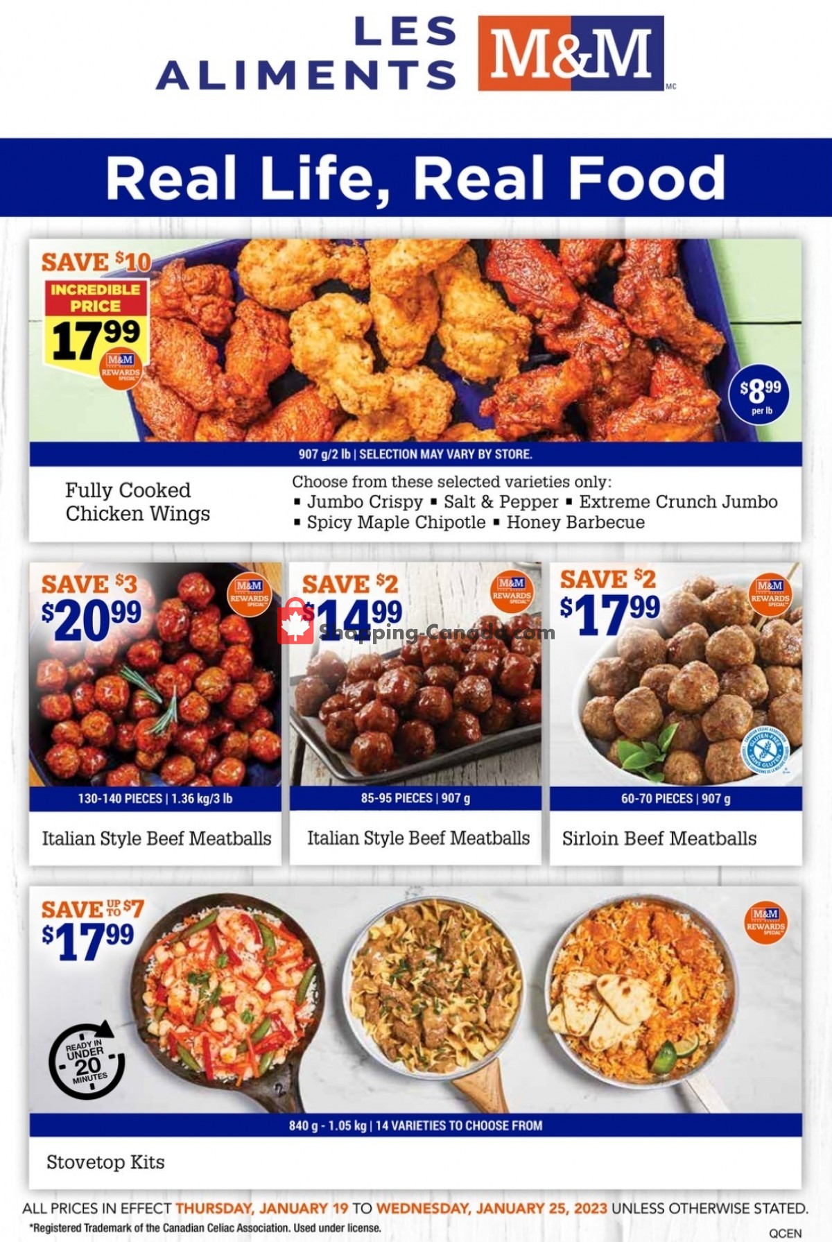 M&M Food Market flyer from Thursday January 19, 2023 to Wednesday January 25, 2023 - page 1