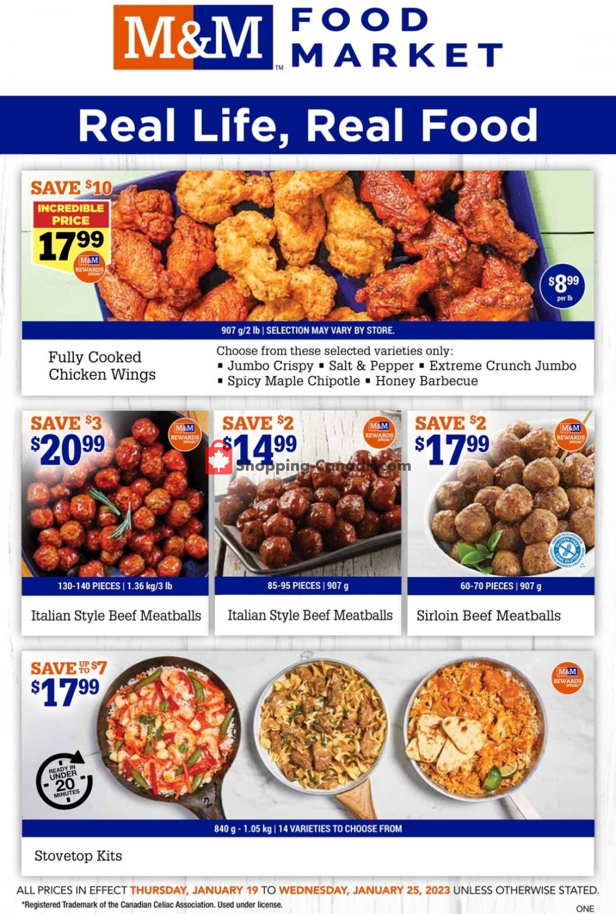 M&M Food Market flyer from Thursday January 19, 2023 to Wednesday January 25, 2023 - page 1