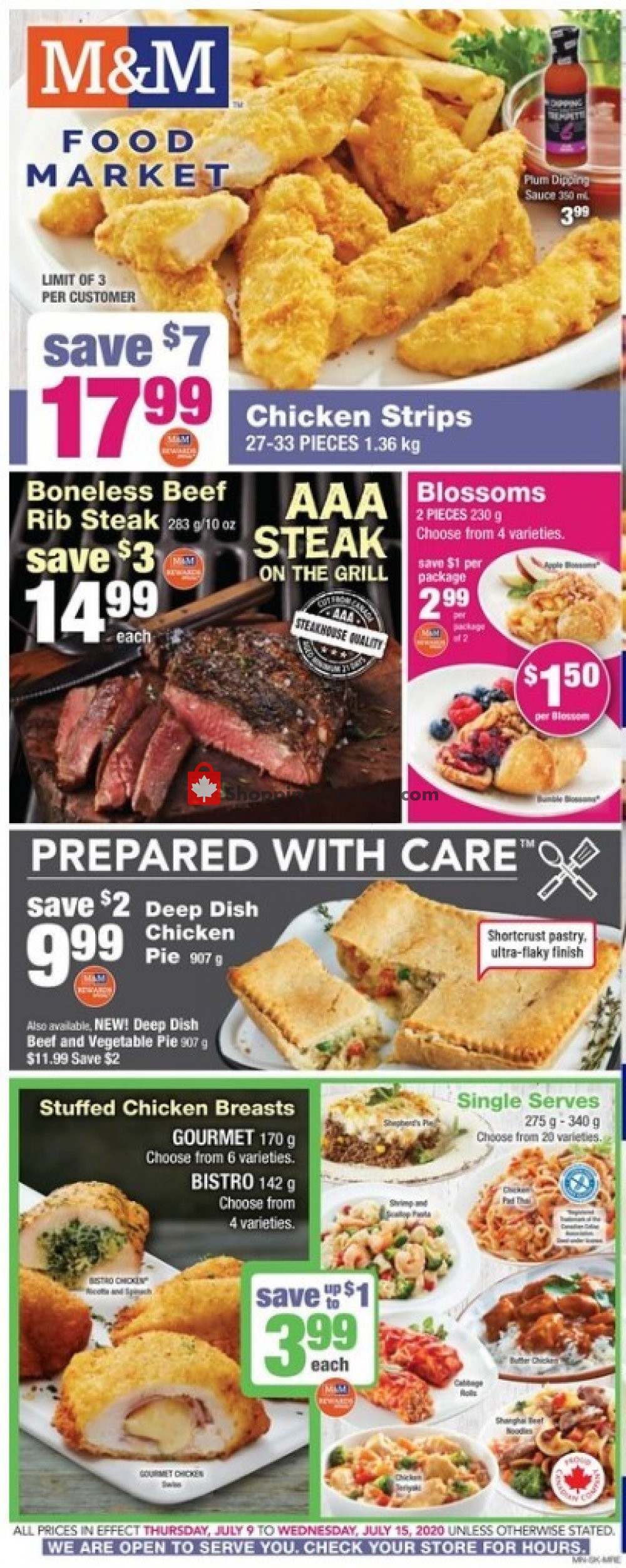 M&M Food Market flyer from Thursday July 9, 2020 to Wednesday July 15, 2020 - page 1