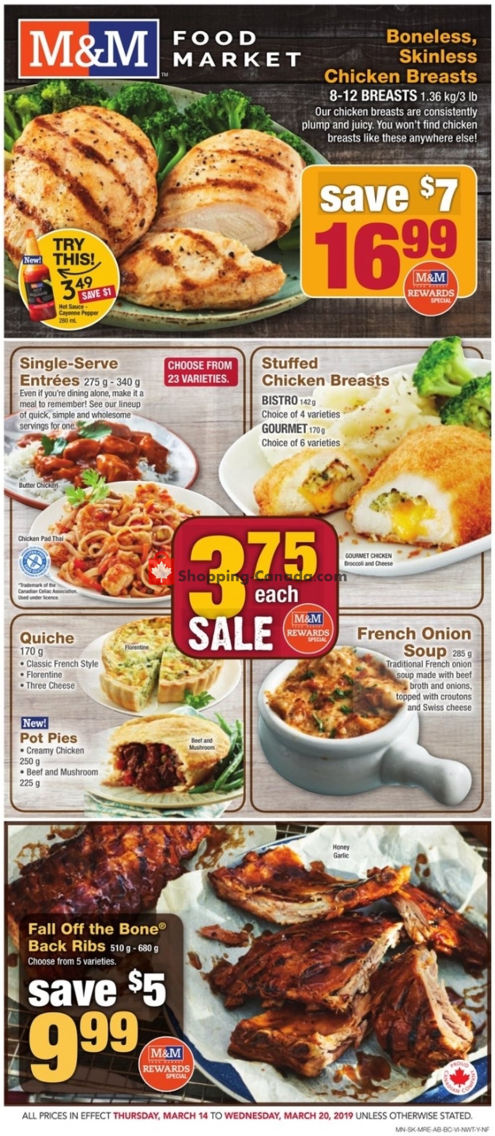 M&M Food Market flyer from Thursday March 14, 2019 to Wednesday March 20, 2019 - page 1