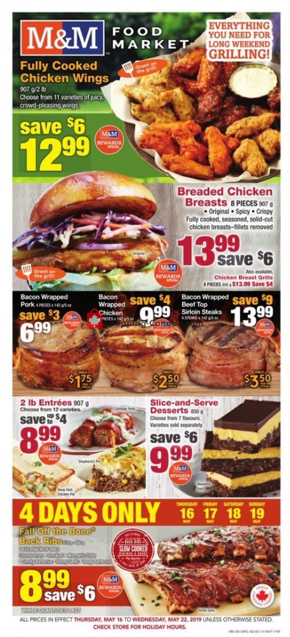 M&M Food Market flyer from Thursday May 16, 2019 to Wednesday May 22, 2019 - page 1