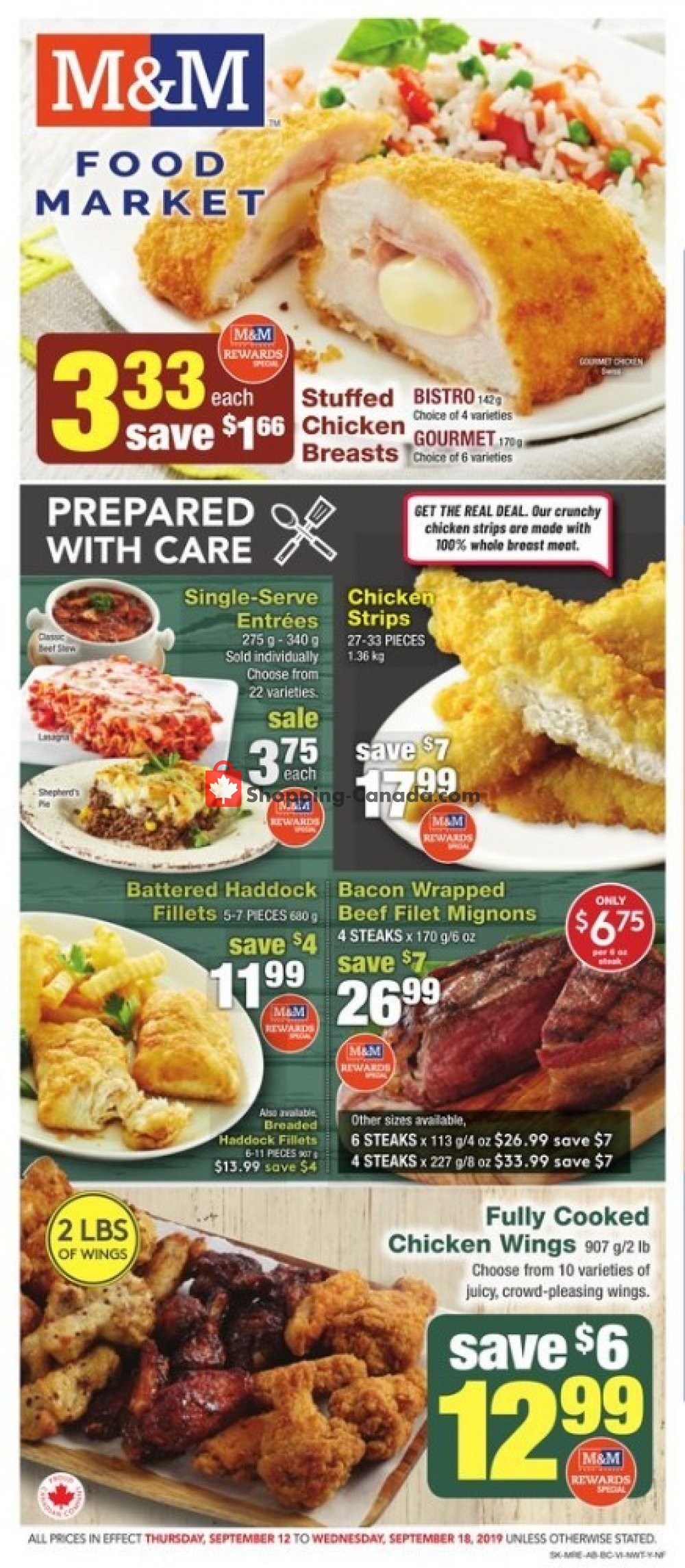 M&M Food Market flyer from Thursday September 12, 2019 to Wednesday September 18, 2019 - page 1