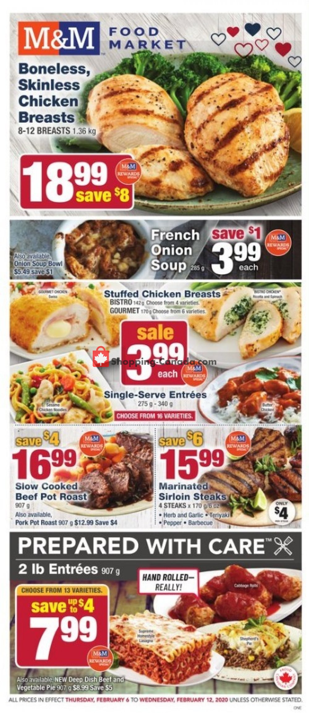 M&M Food Market flyer from Thursday February 6, 2020 to Wednesday February 12, 2020 - page 1