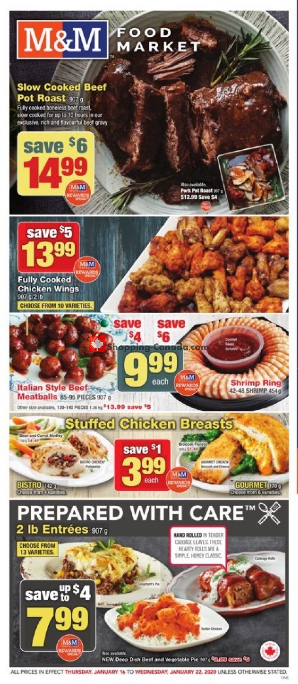 M&M Food Market flyer from Thursday January 16, 2020 to Wednesday January 22, 2020 - page 1