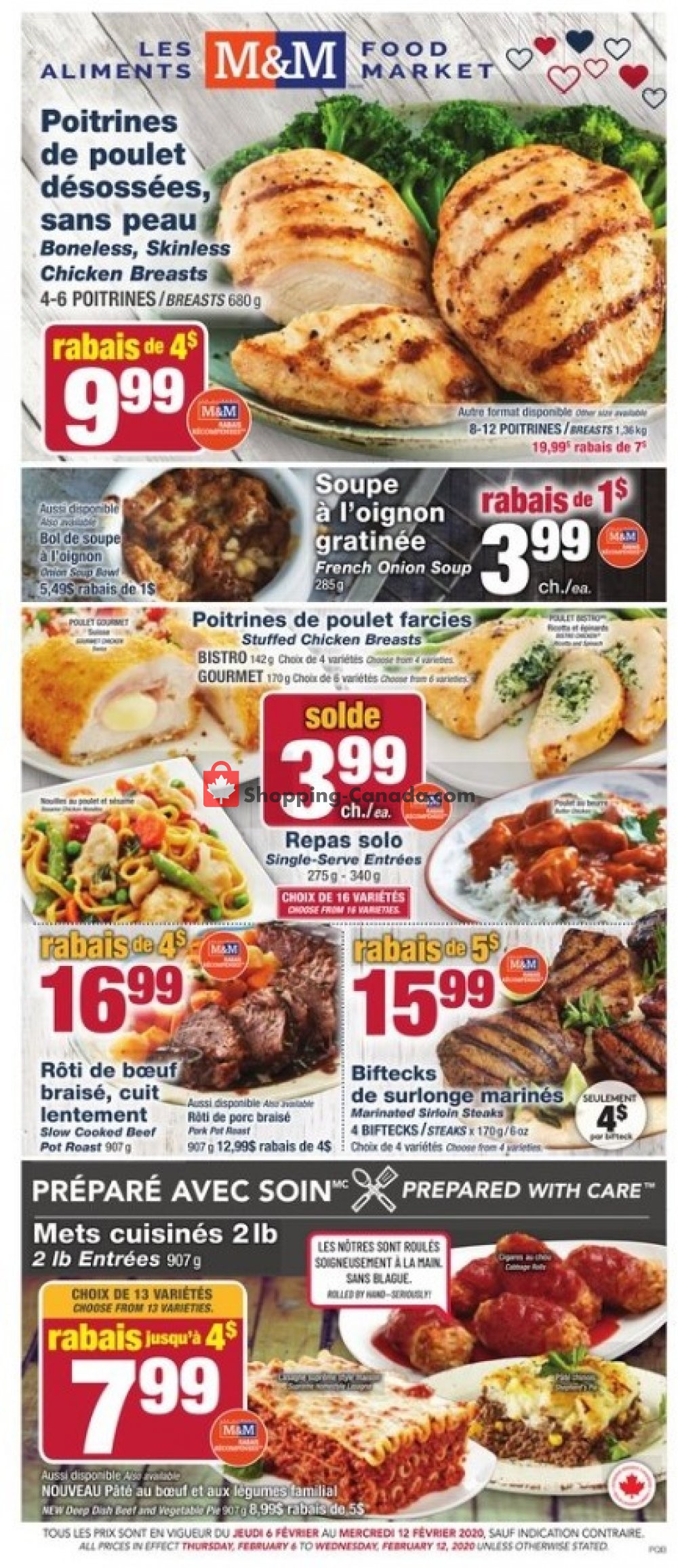 M&M Food Market flyer from Thursday February 6, 2020 to Wednesday February 12, 2020 - page 1