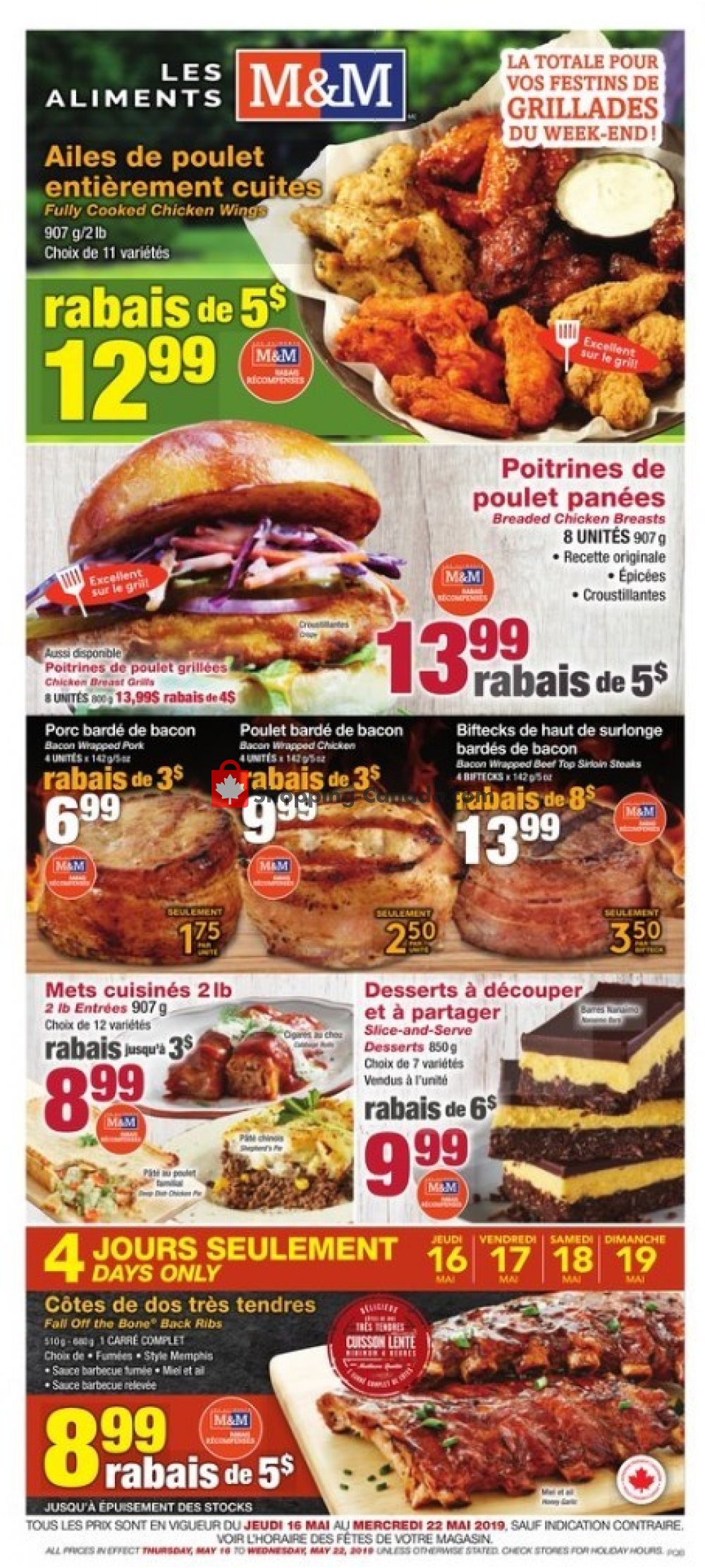 M&M Food Market flyer from Thursday May 16, 2019 to Wednesday May 22, 2019 - page 1