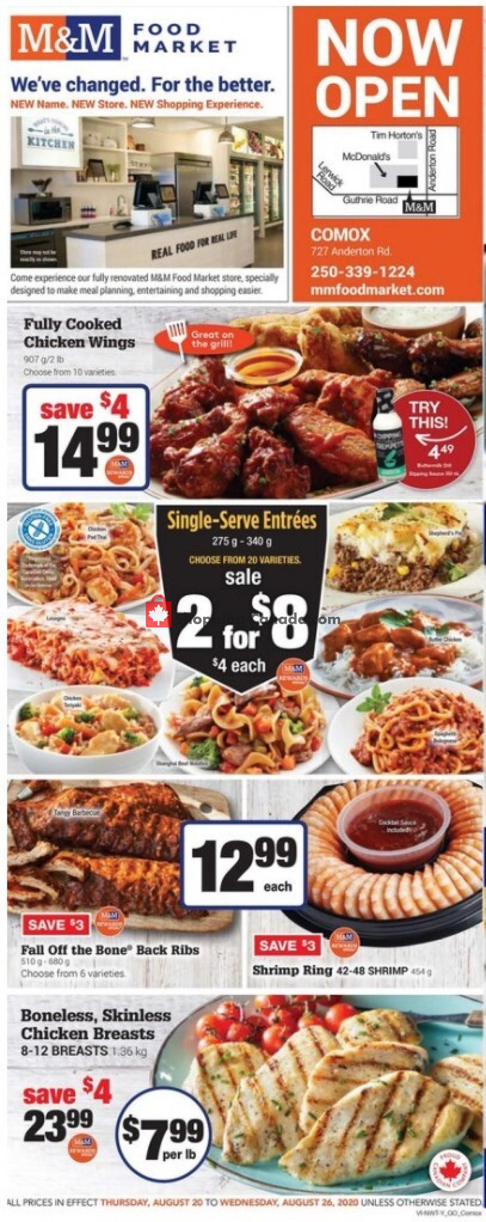 M&M Food Market Canada, flyer (Special Offer West) August 20