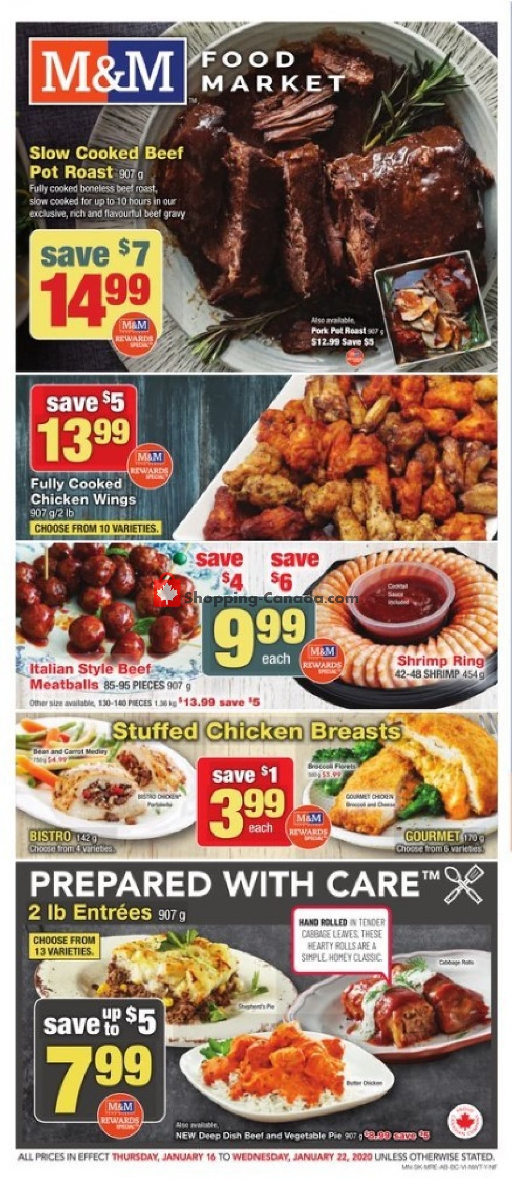 M&M Food Market flyer from Thursday January 16, 2020 to Wednesday January 22, 2020 - page 1