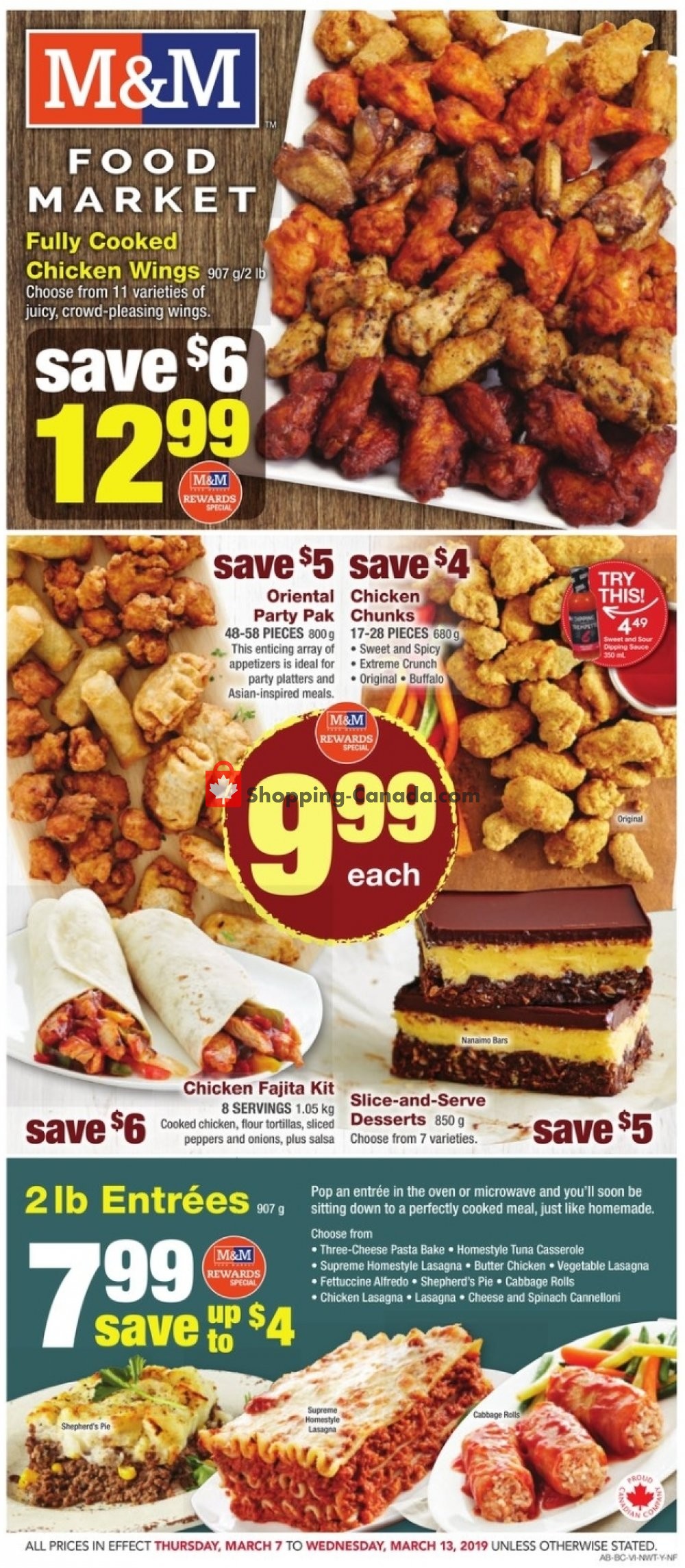 M&M Food Market flyer from Thursday March 7, 2019 to Wednesday March 13, 2019 - page 1
