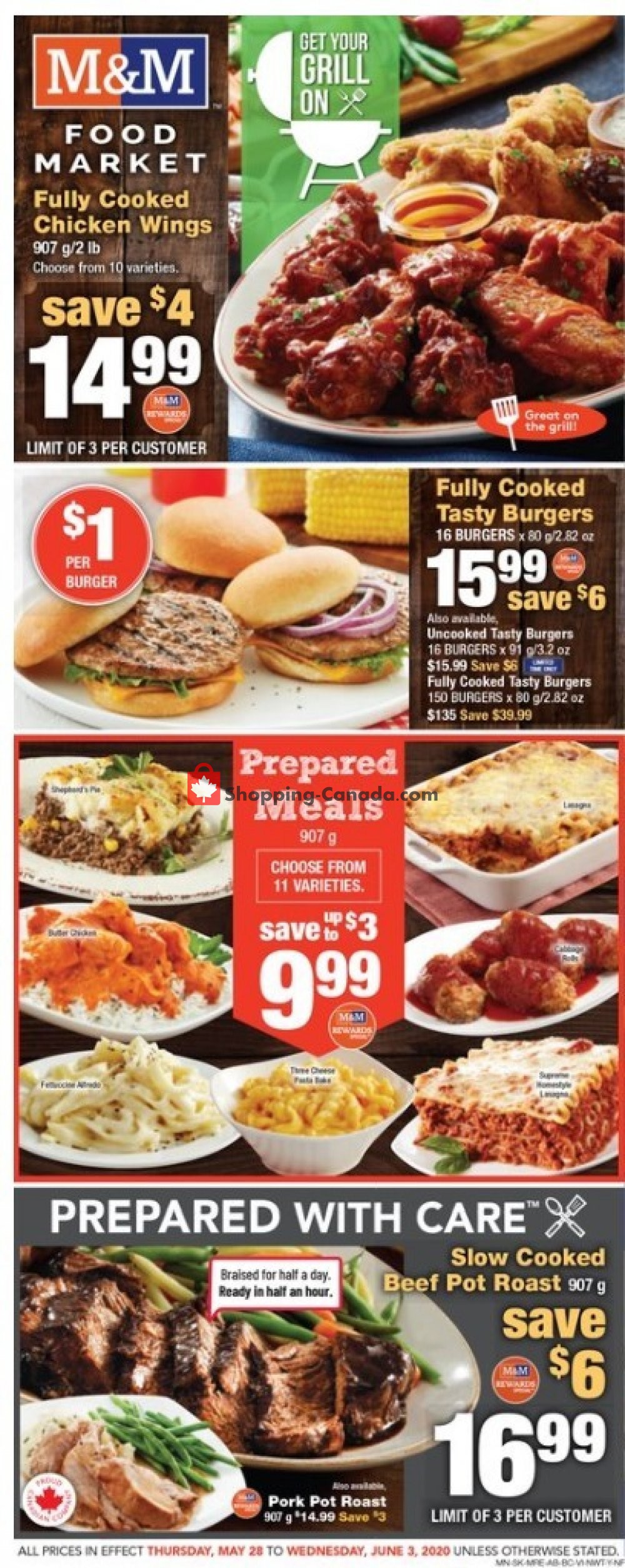 M&M Food Market flyer from Thursday May 28, 2020 to Wednesday June 3, 2020 - page 1