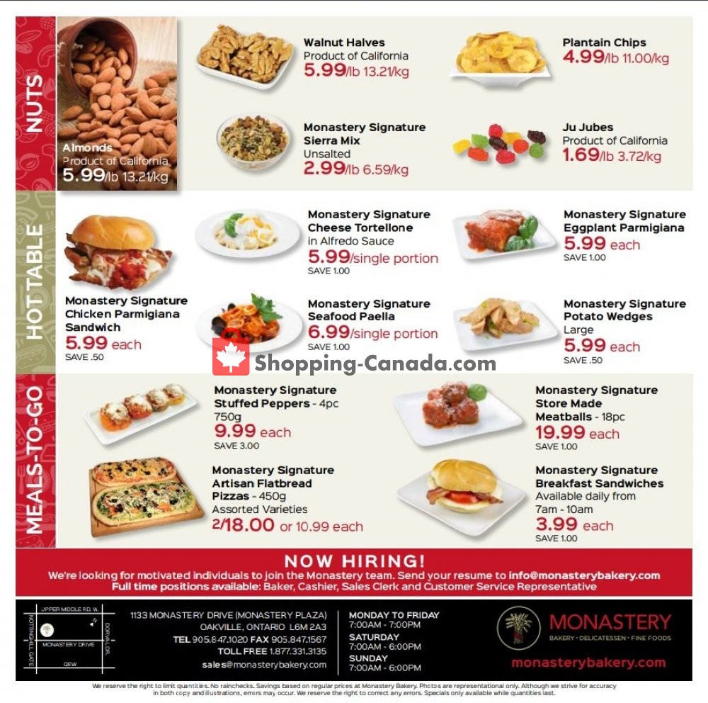Monastery Bakery flyer from Thursday October 17, 2019 to Wednesday October 30, 2019 - page 2
