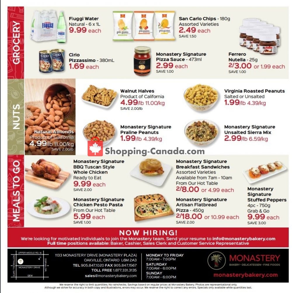 Monastery Bakery flyer from Thursday July 11, 2019 to Wednesday July 24, 2019 - page 2
