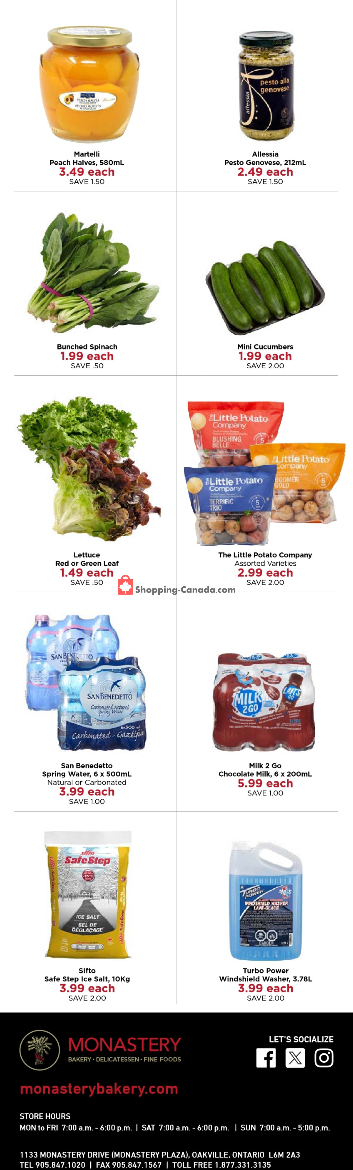 Monastery Bakery flyer from Wednesday January 24, 2024 to Wednesday January 31, 2024 - page 6