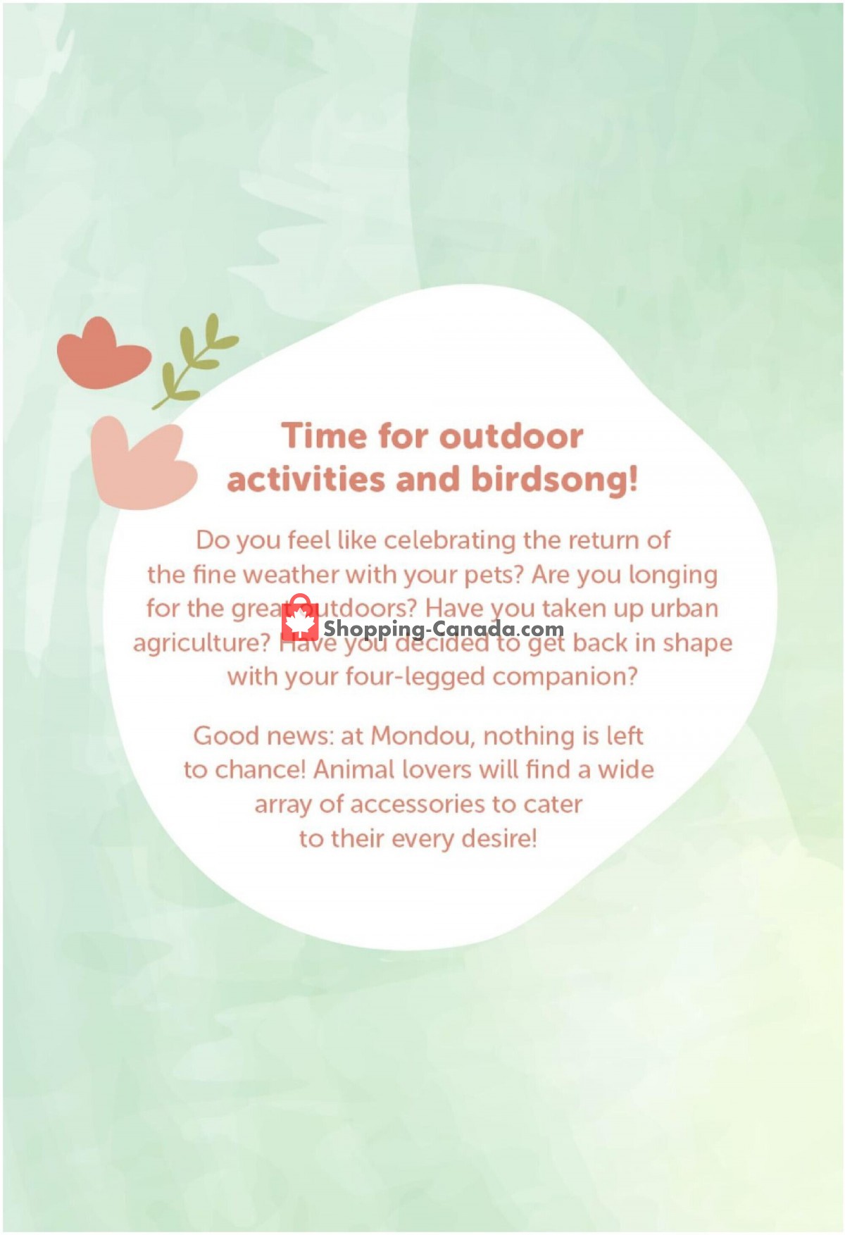 Mondou flyer from Saturday April 24, 2021 to Wednesday June 9, 2021 - page 2