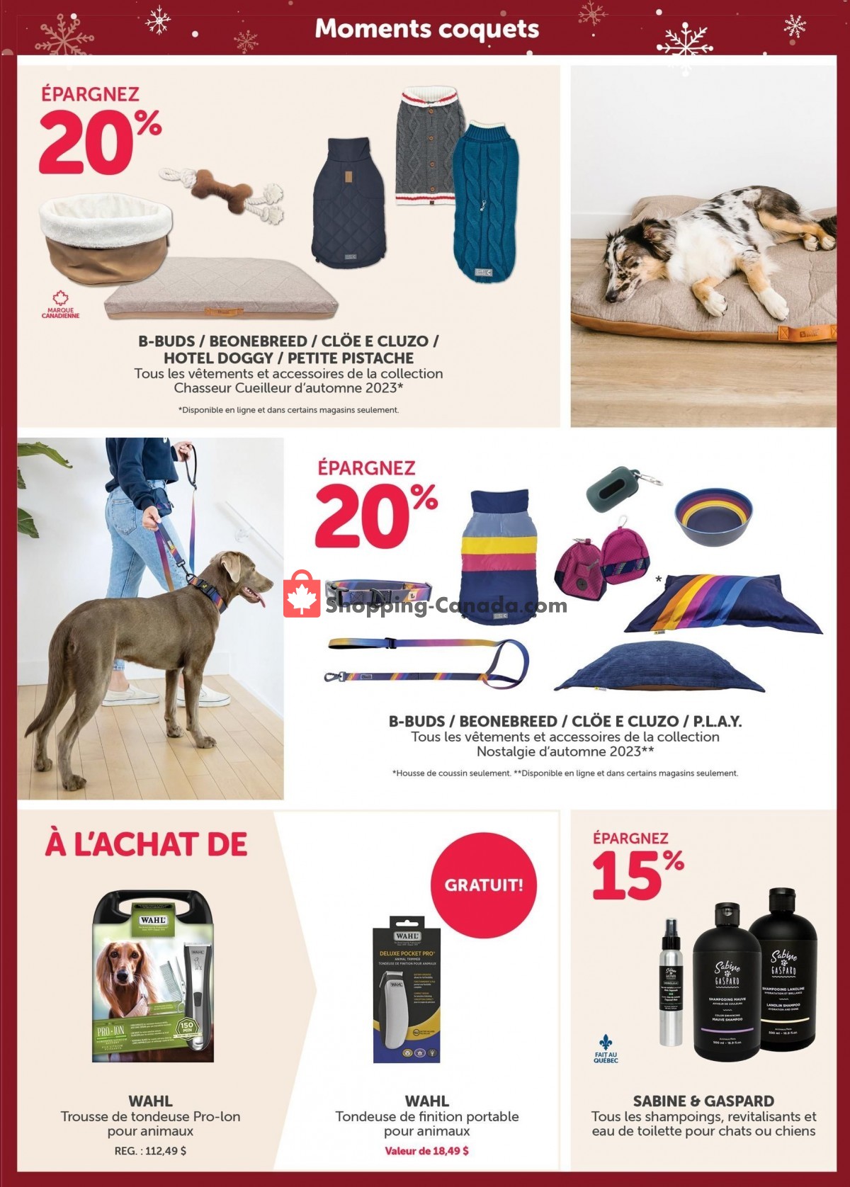 Mondou flyer from Thursday December 7, 2023 to Sunday December 24, 2023 - page 13