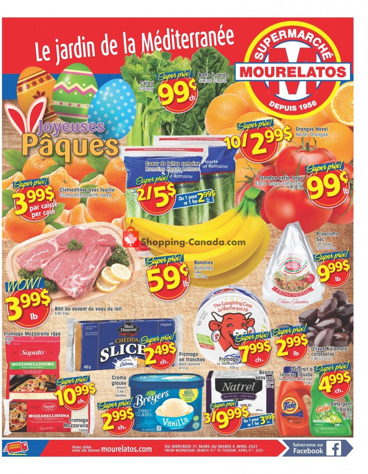 Mourelatos flyer from Wednesday March 31, 2021 to Tuesday April 6, 2021 - page 1