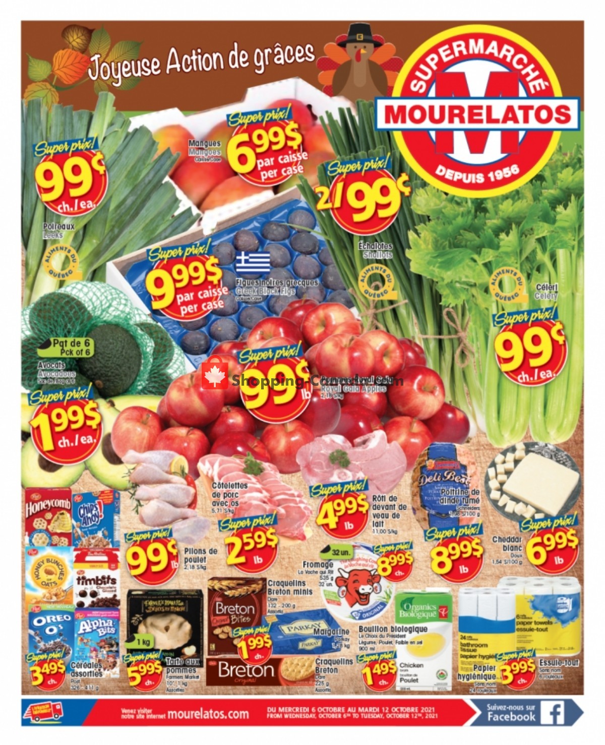 Mourelatos flyer from Wednesday October 6, 2021 to Tuesday October 12, 2021 - page 1
