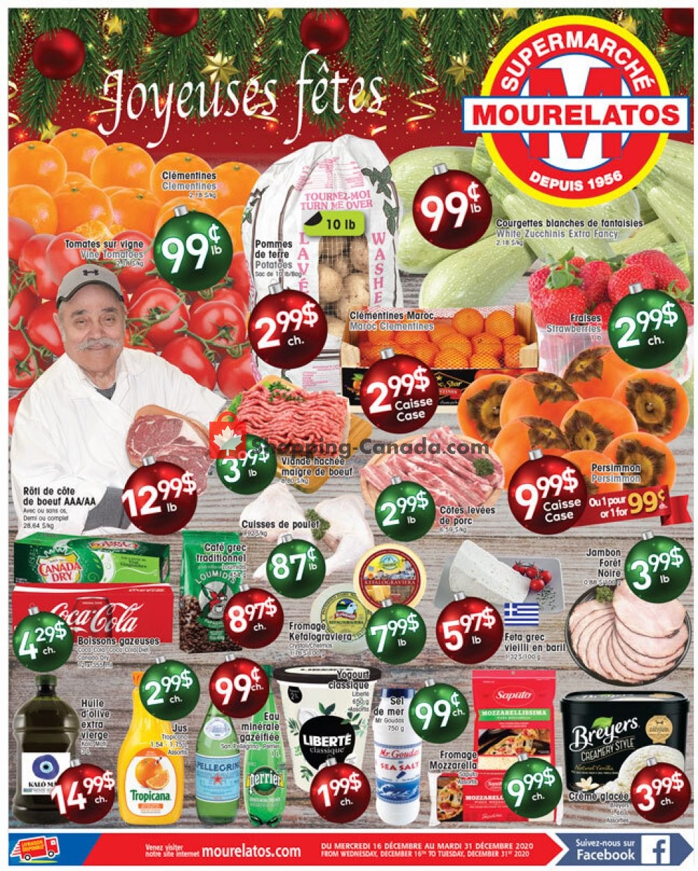 Mourelatos flyer from Wednesday December 16, 2020 to Thursday December 31, 2020 - page 1