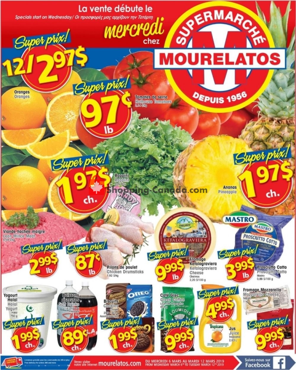 Mourelatos flyer from Wednesday March 6, 2019 to Tuesday March 12, 2019 - page 1