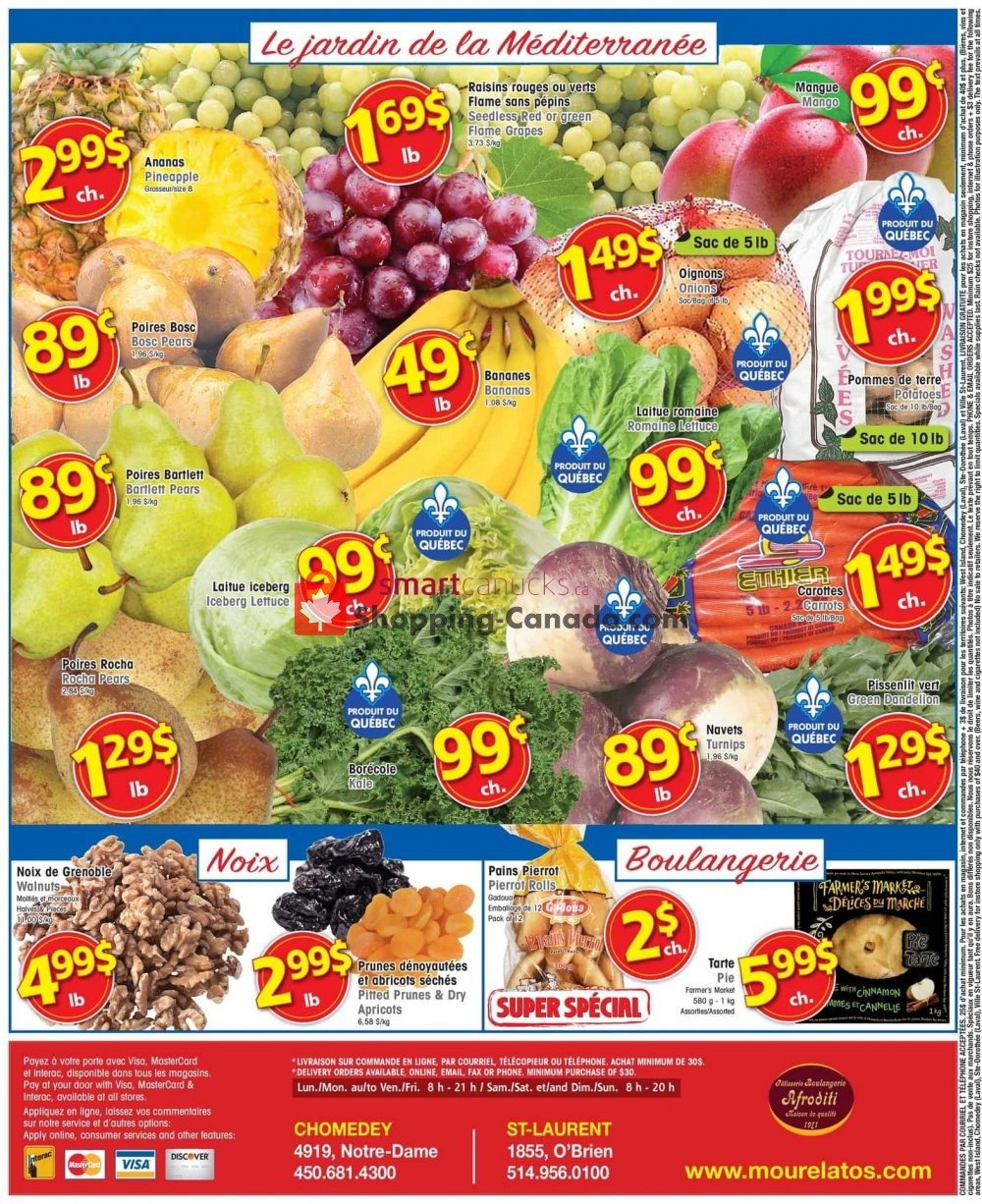 Mourelatos flyer from Wednesday October 9, 2019 to Tuesday October 15, 2019 - page 1