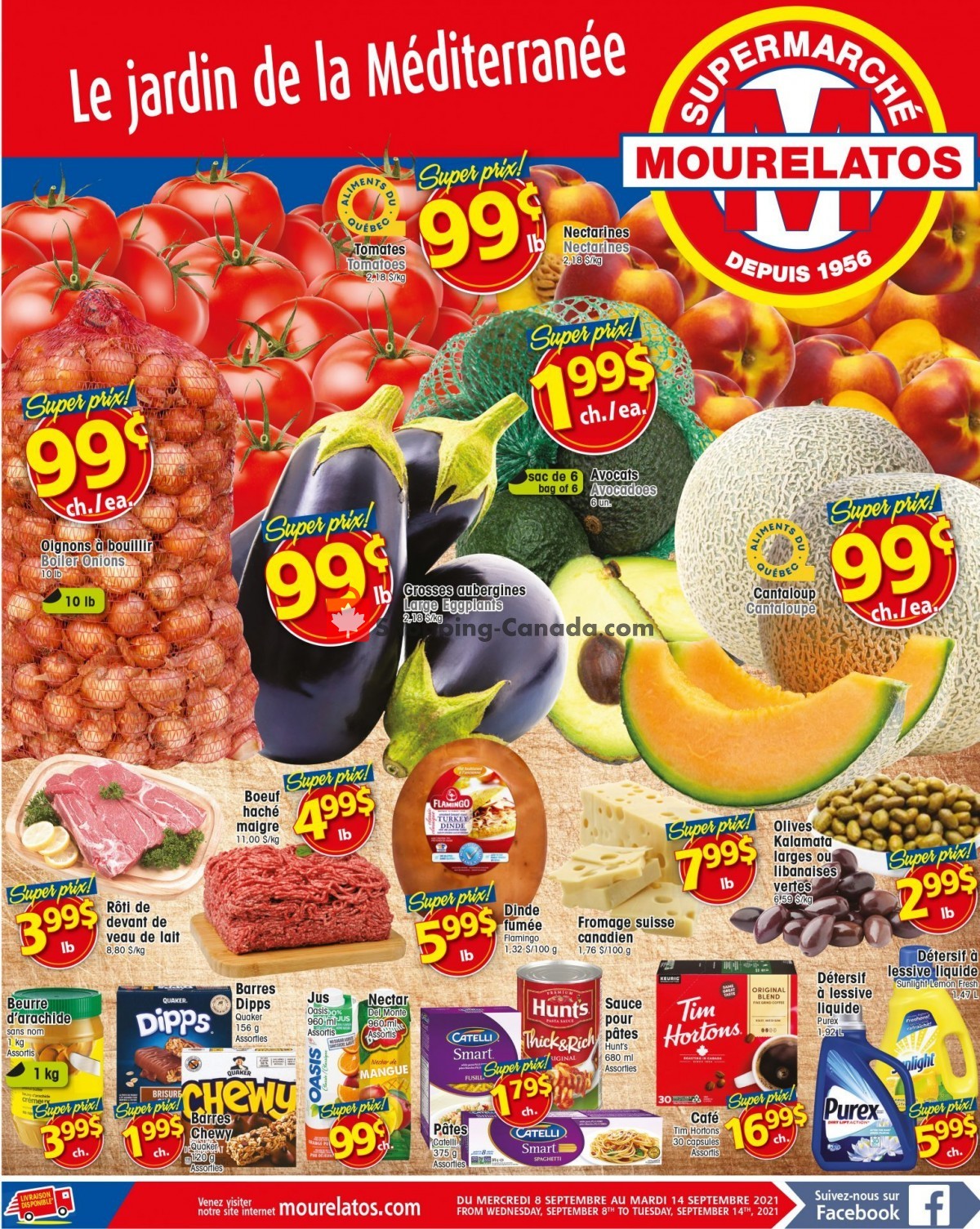 Mourelatos flyer from Wednesday September 8, 2021 to Tuesday September 14, 2021 - page 1