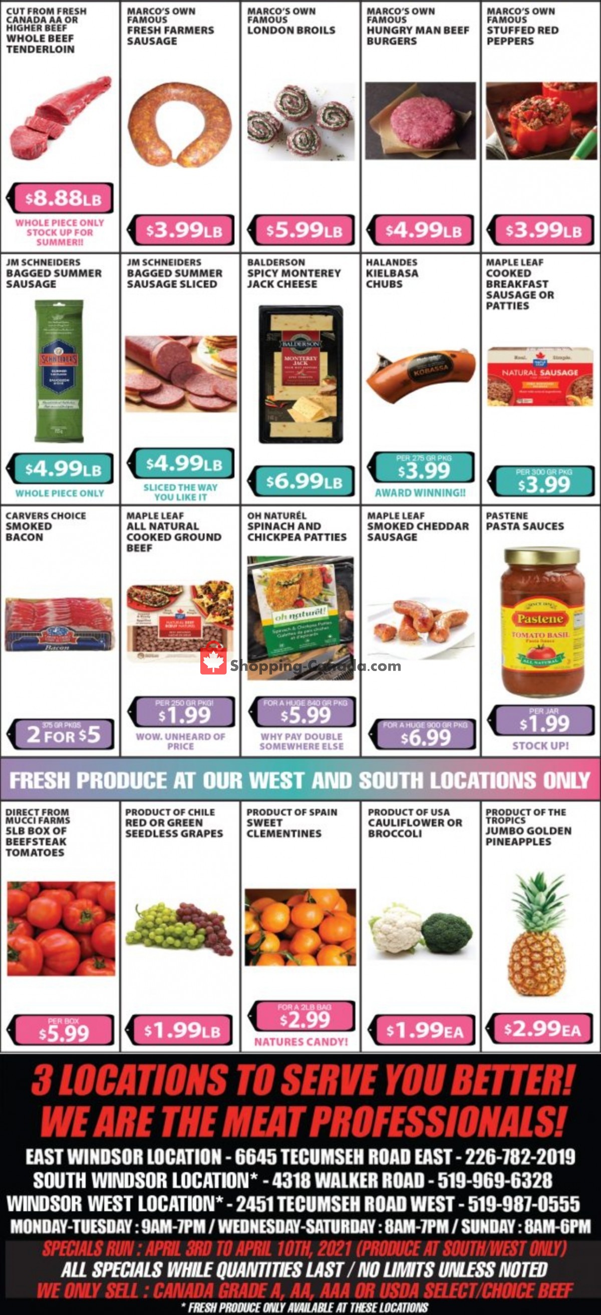 M.R. Meat Market flyer from Saturday April 3, 2021 to Saturday April 10, 2021 - page 2