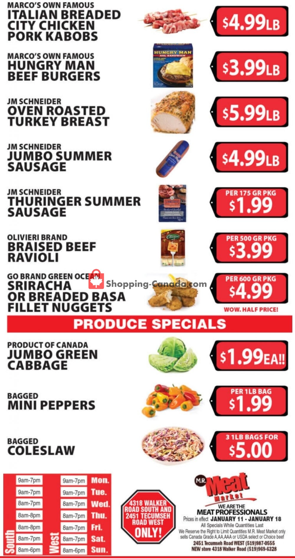M.R. Meat Market flyer from Saturday January 11, 2020 to Saturday January 18, 2020 - page 2