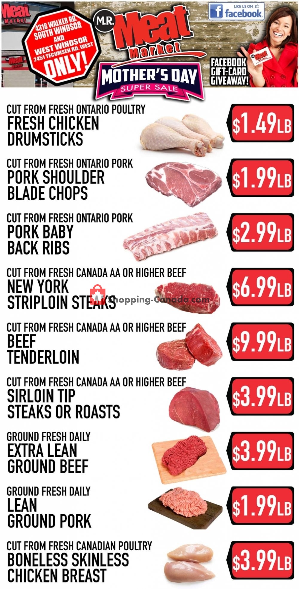 M.R. Meat Market flyer from Saturday May 11, 2019 to Saturday May 18, 2019 - page 1