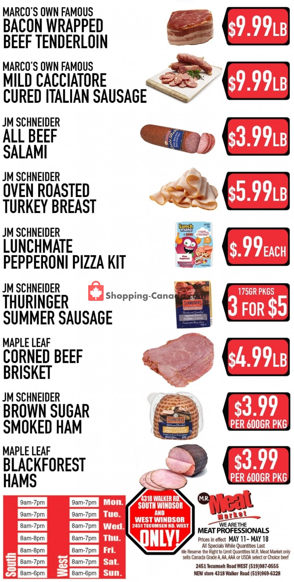 M.R. Meat Market flyer from Saturday May 11, 2019 to Saturday May 18, 2019 - page 2