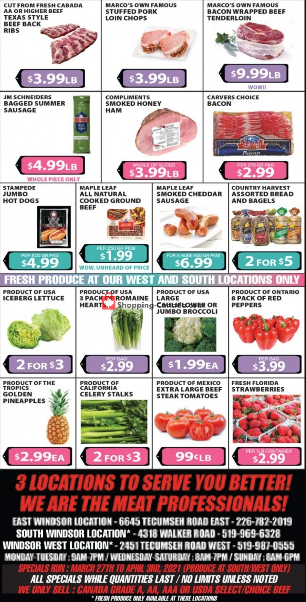 M.R. Meat Market flyer from Saturday March 27, 2021 to Saturday April 3, 2021 - page 2