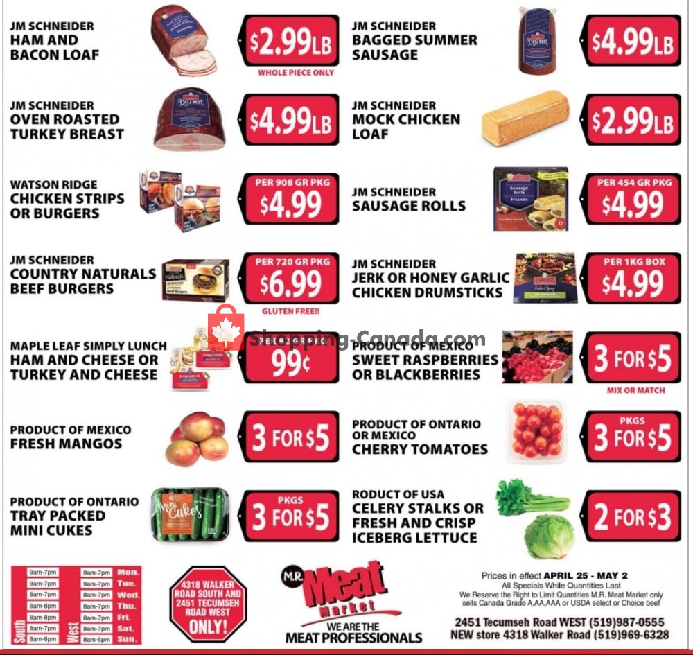 M.R. Meat Market flyer from Saturday April 25, 2020 to Saturday May 2, 2020 - page 2