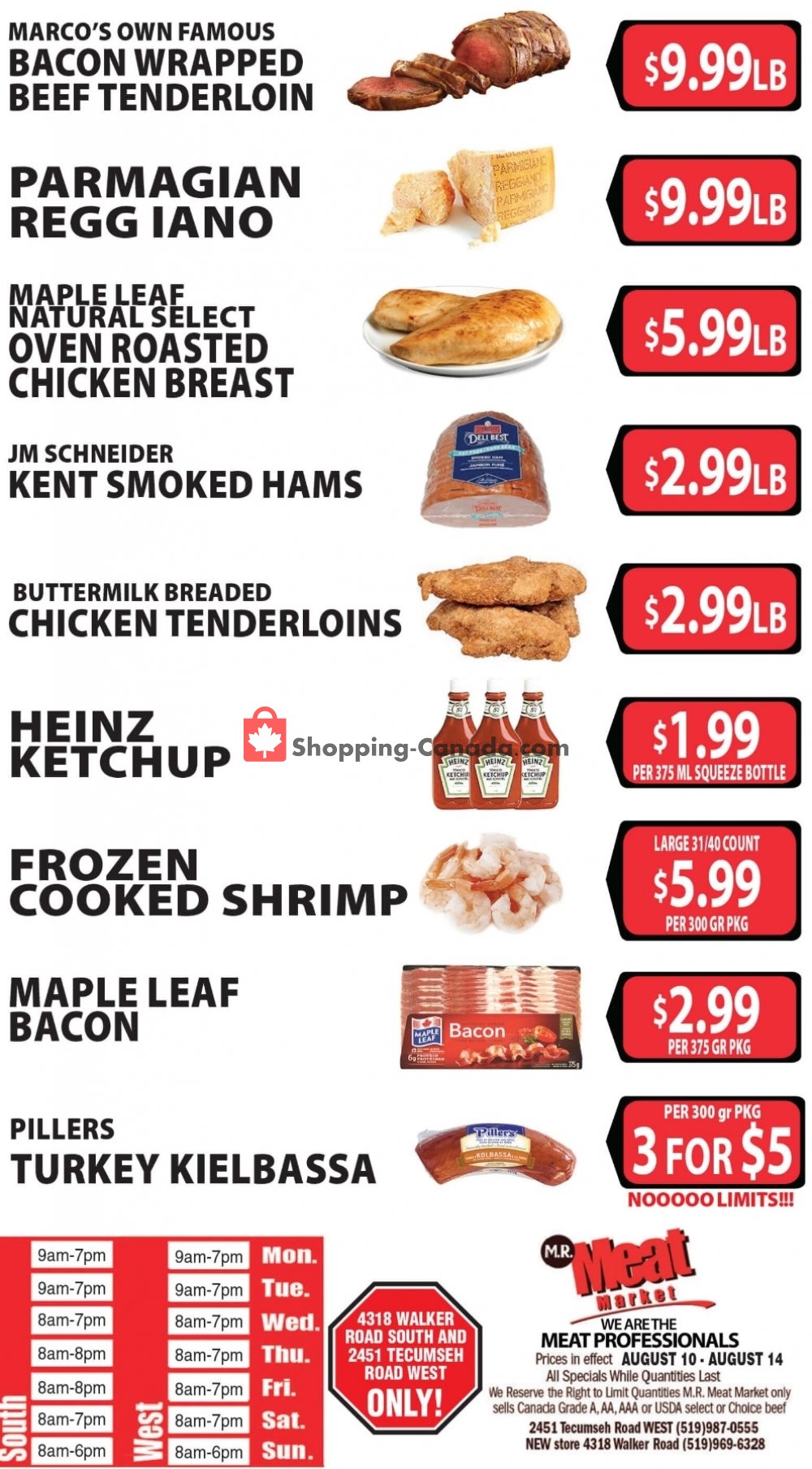 M.R. Meat Market flyer from Saturday August 10, 2019 to Wednesday August 14, 2019 - page 2