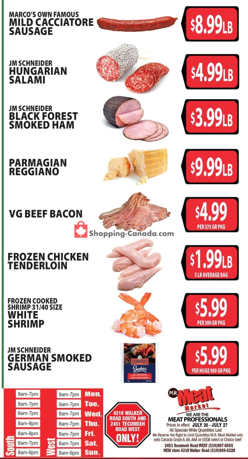 M.R. Meat Market flyer from Saturday July 20, 2019 to Saturday July 27, 2019 - page 2