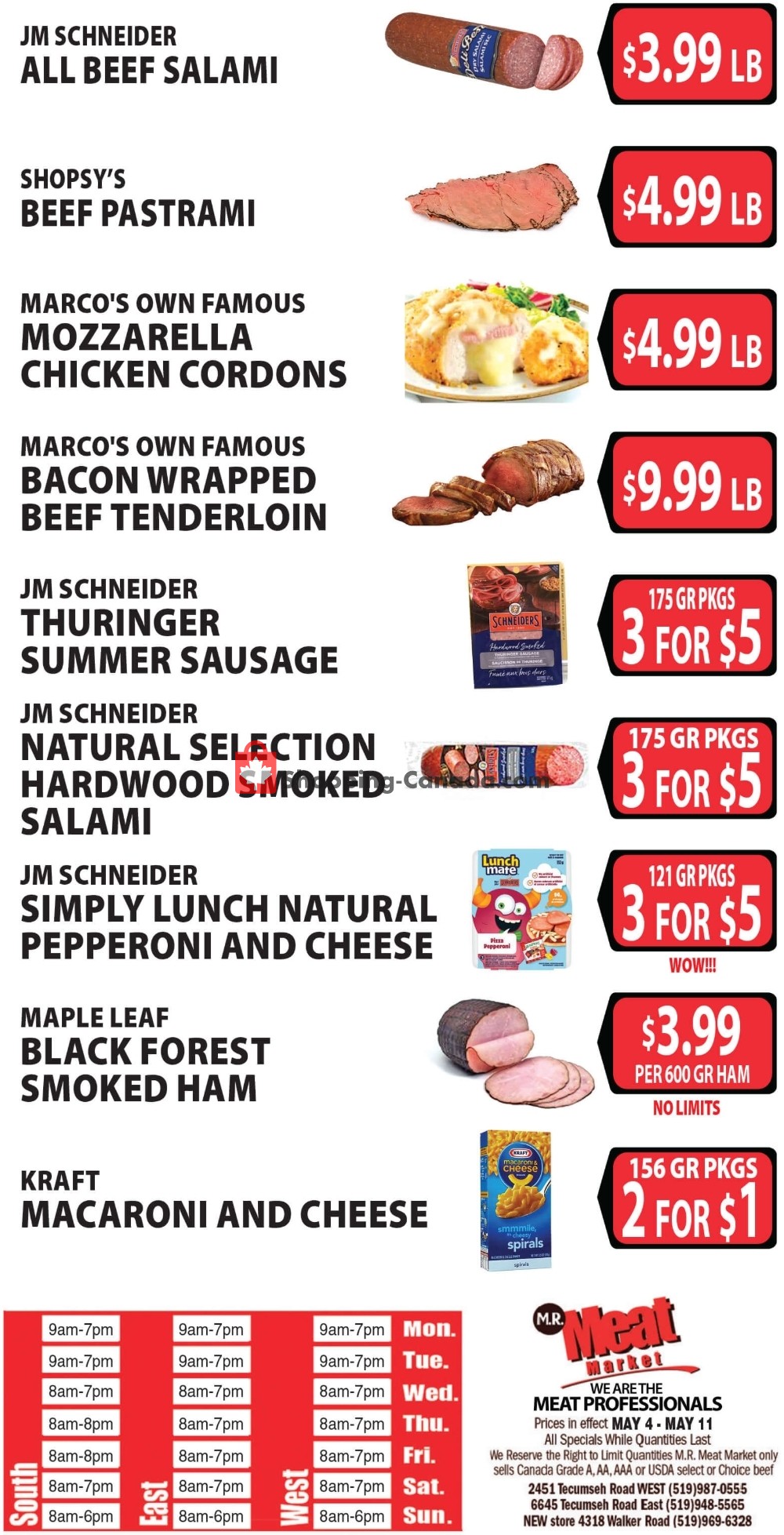 M.R. Meat Market flyer from Saturday May 4, 2019 to Saturday May 11, 2019 - page 2