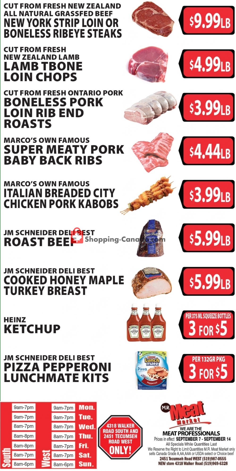 M.R. Meat Market flyer from Saturday September 7, 2019 to Saturday September 14, 2019 - page 2