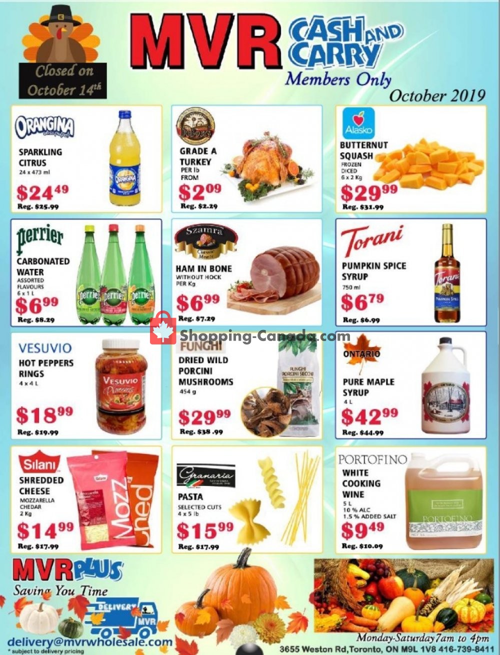 MVR Cash & Carry flyer from Tuesday October 1, 2019 to Thursday October 31, 2019 - page 1