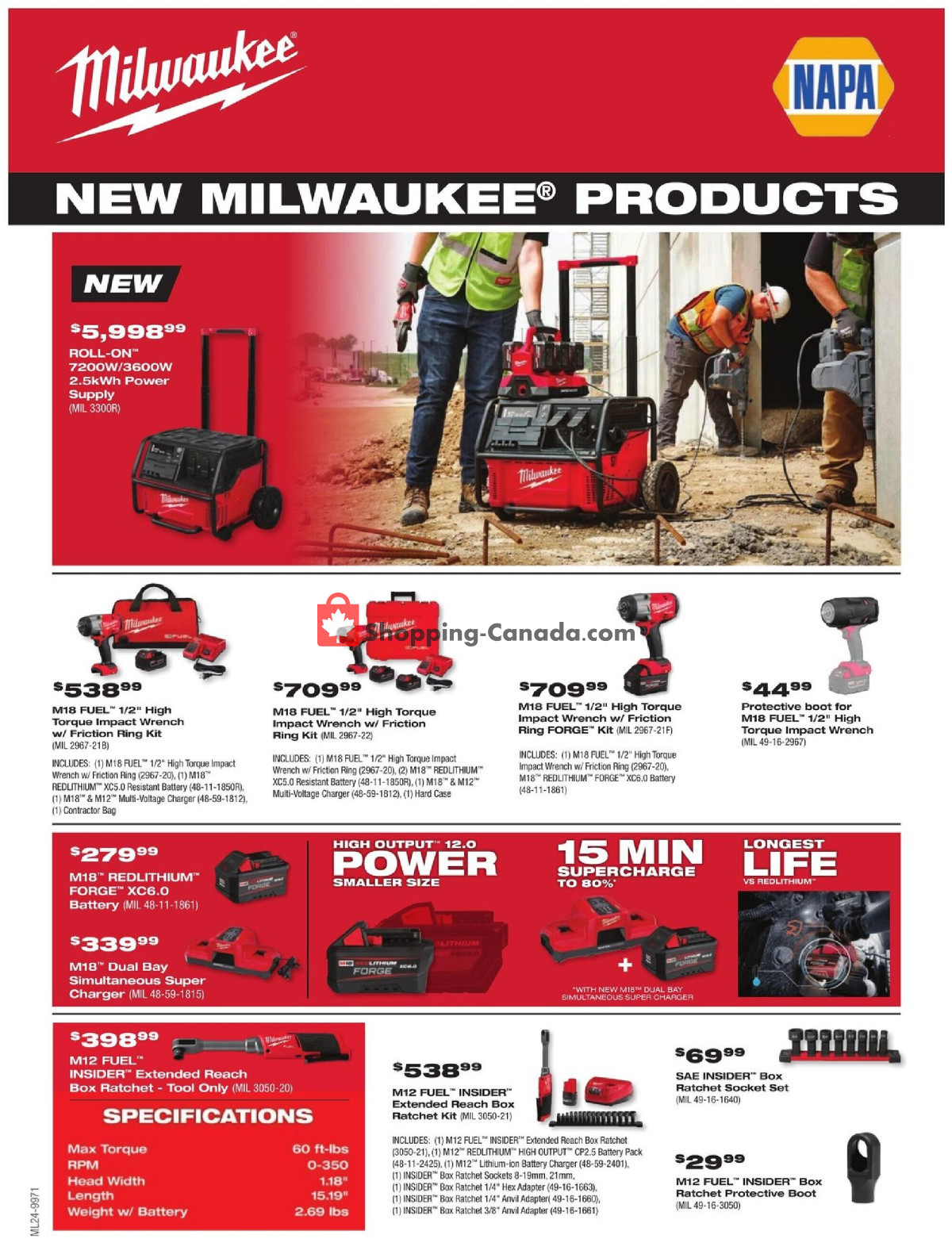 NAPA flyer from Monday April 1, 2024 to Sunday June 30, 2024 - page 12