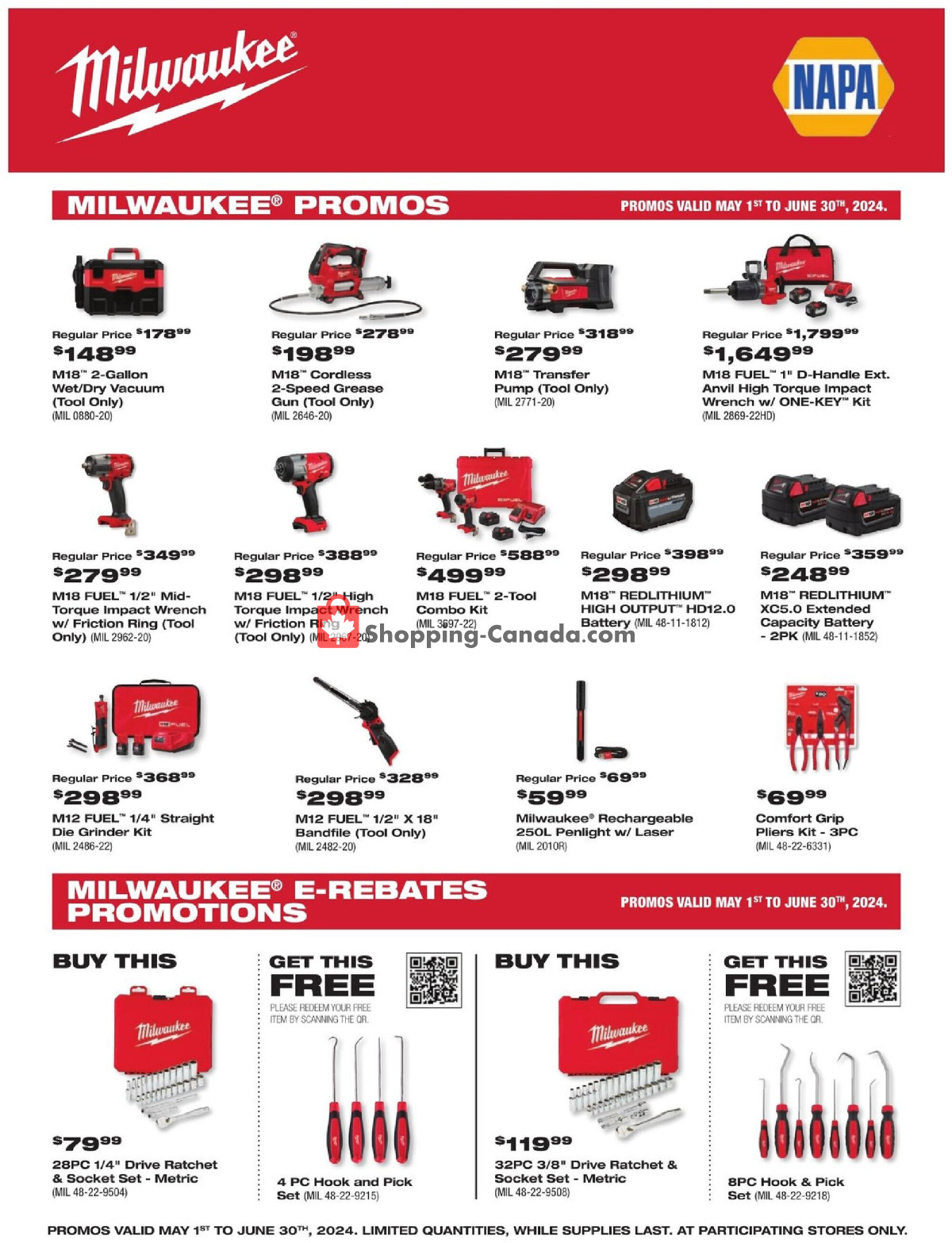 NAPA flyer from Monday April 1, 2024 to Sunday June 30, 2024 - page 13