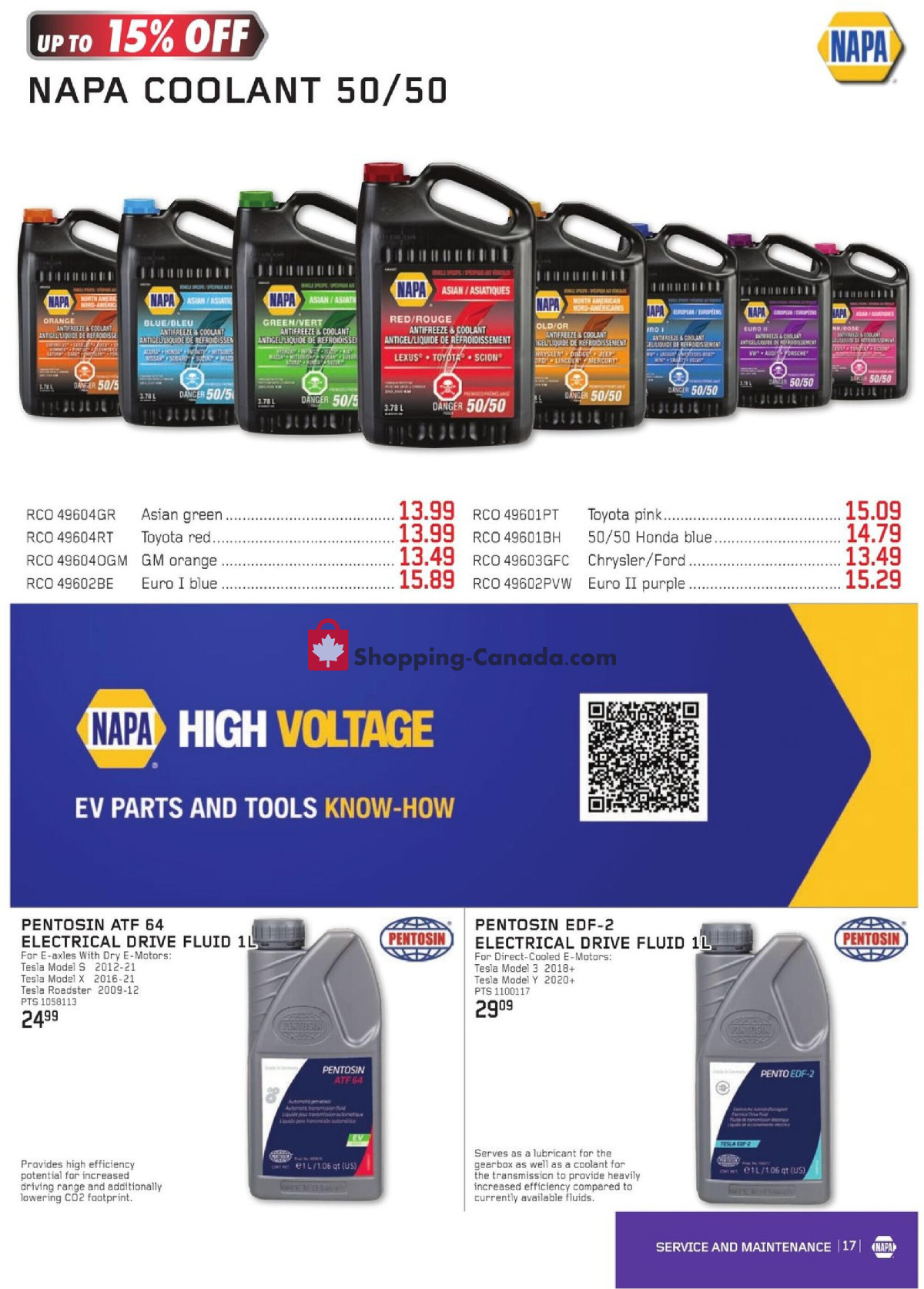 NAPA flyer from Monday April 1, 2024 to Sunday June 30, 2024 - page 17