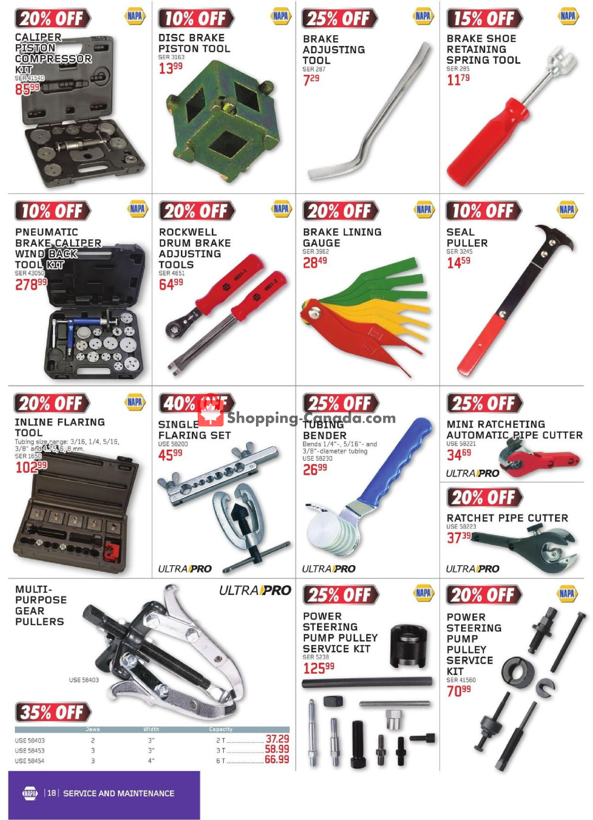 NAPA flyer from Monday April 1, 2024 to Sunday June 30, 2024 - page 18