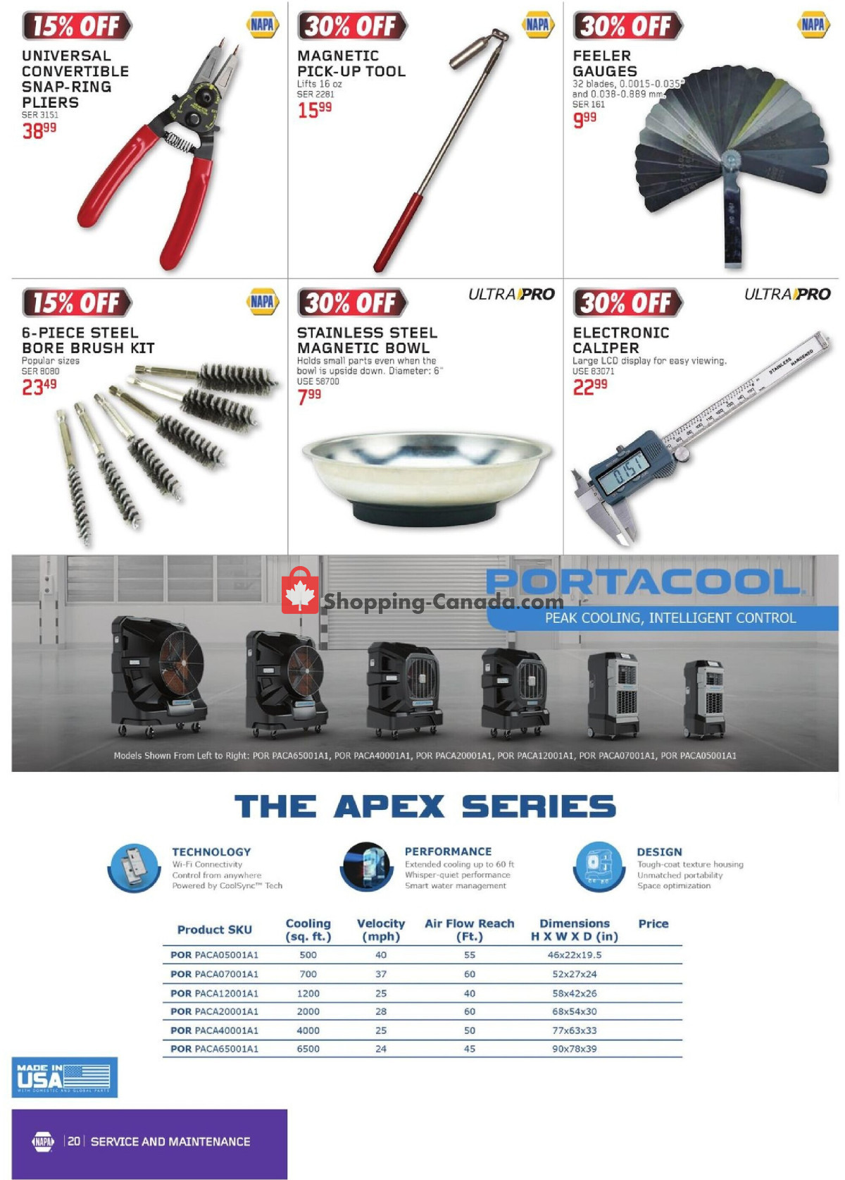 NAPA flyer from Monday April 1, 2024 to Sunday June 30, 2024 - page 20