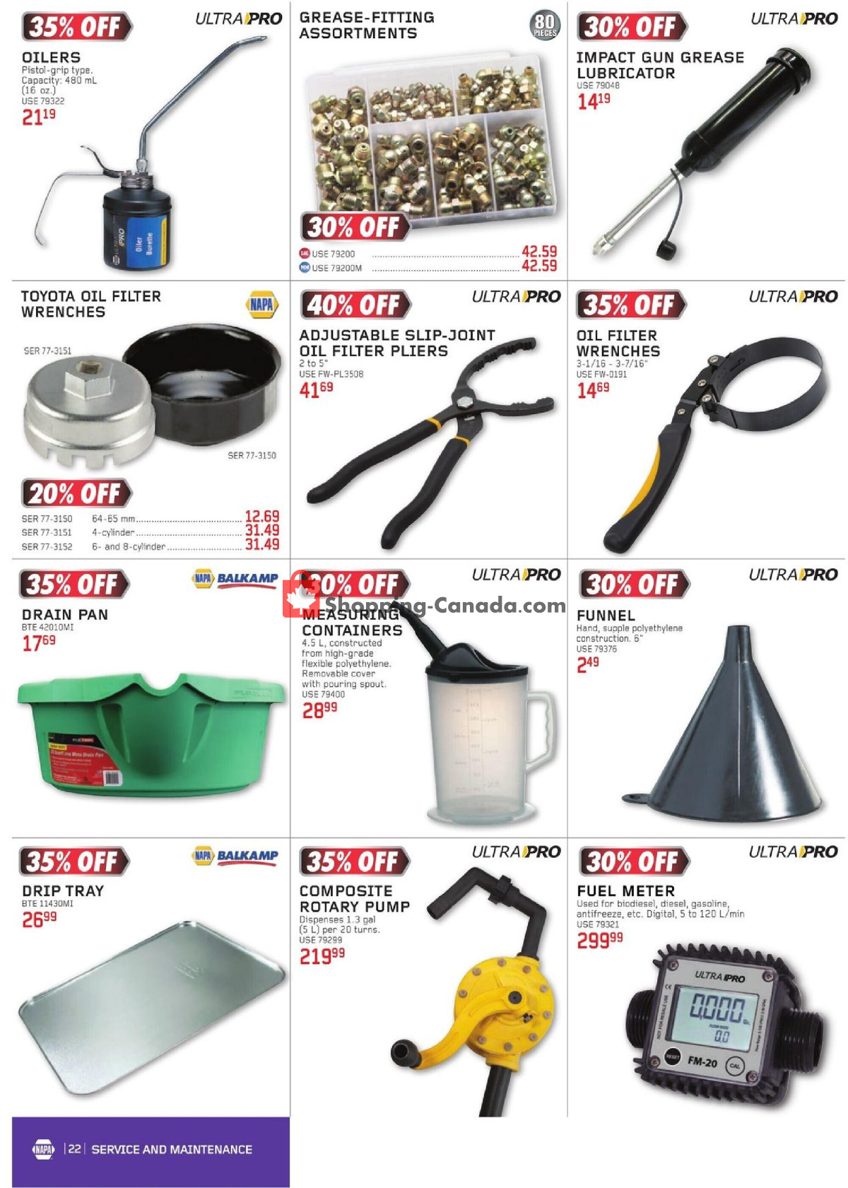 NAPA flyer from Monday April 1, 2024 to Sunday June 30, 2024 - page 22