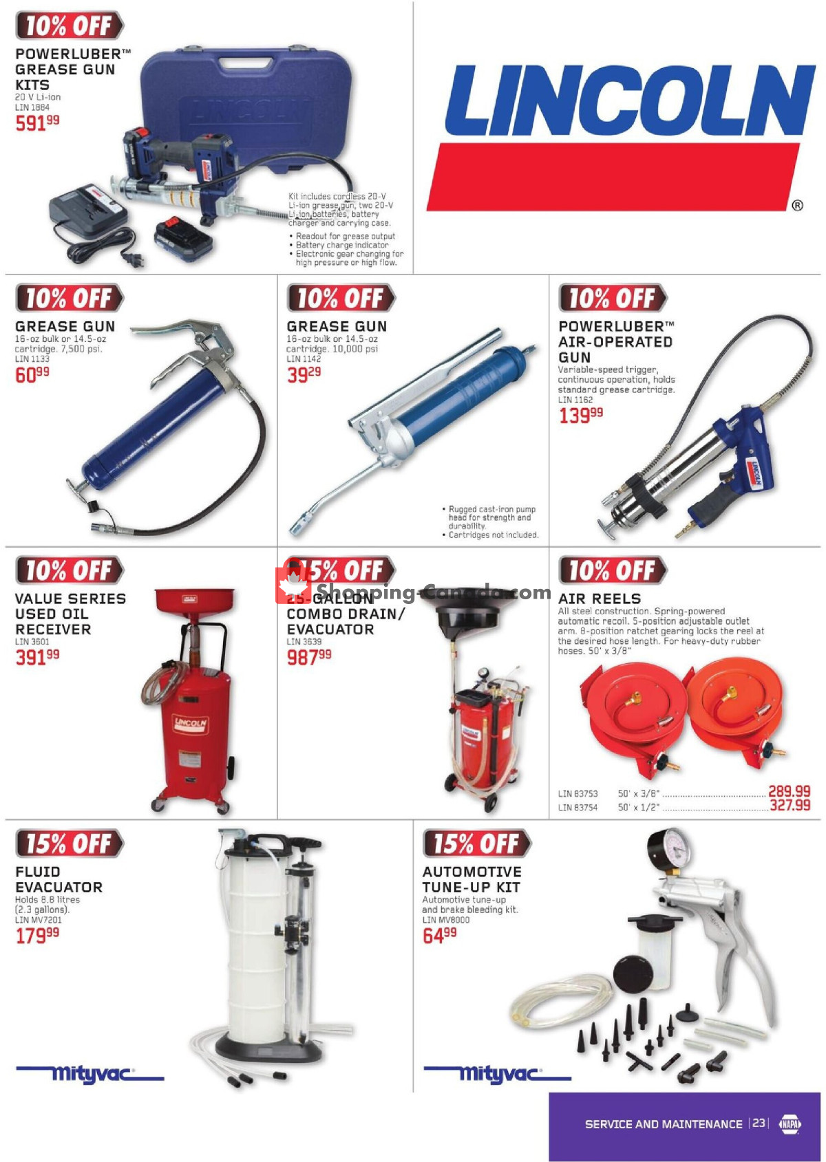 NAPA flyer from Monday April 1, 2024 to Sunday June 30, 2024 - page 23